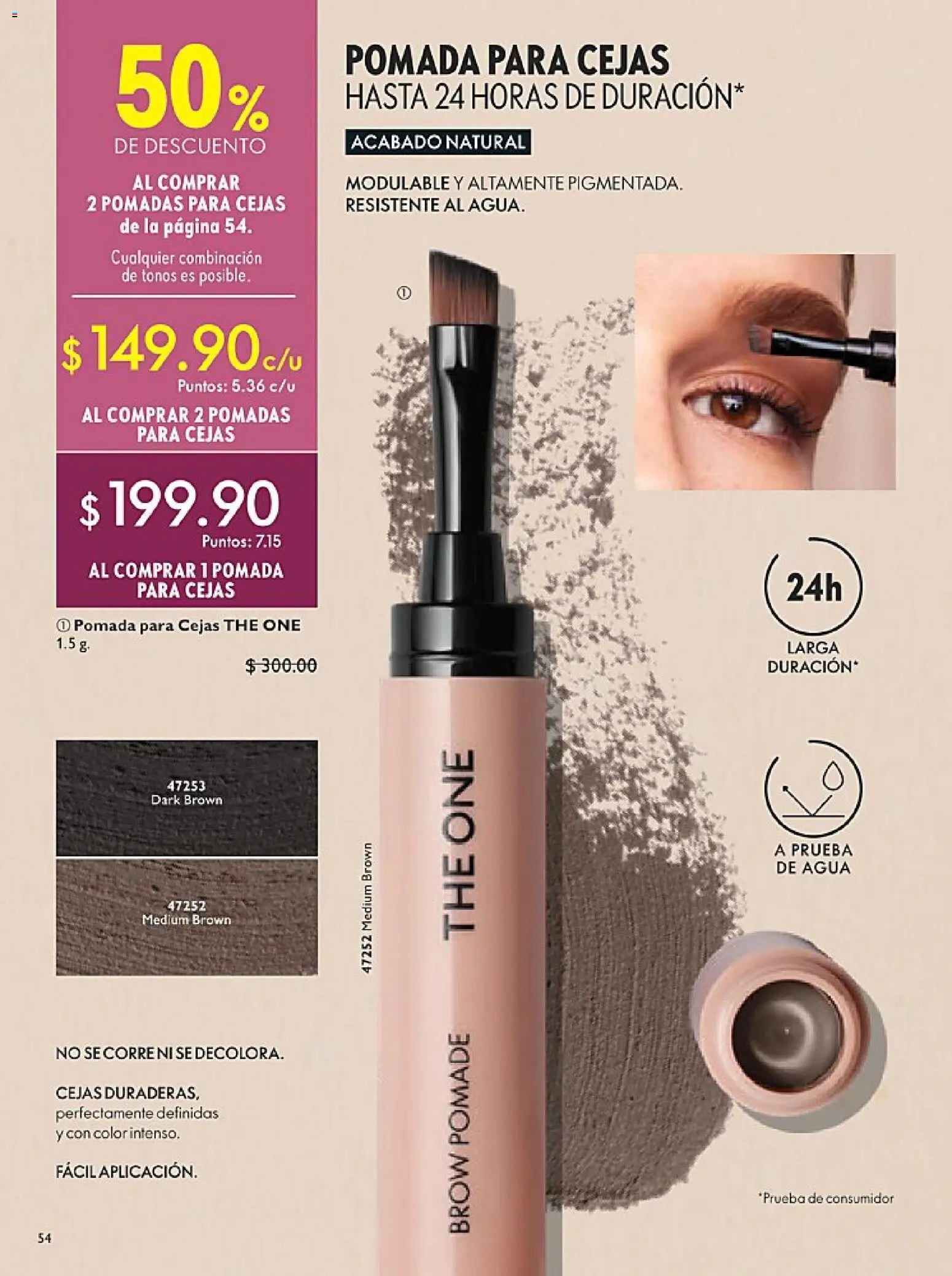 Nuevas ofertas de Oriflame válidas en toda la República Mexicana desde el 24.01.2026. ¡Encuentra las mejores ofertas en Oriflame campaña 2 2026! | Página: 54 | Productos: Agua, Pomada