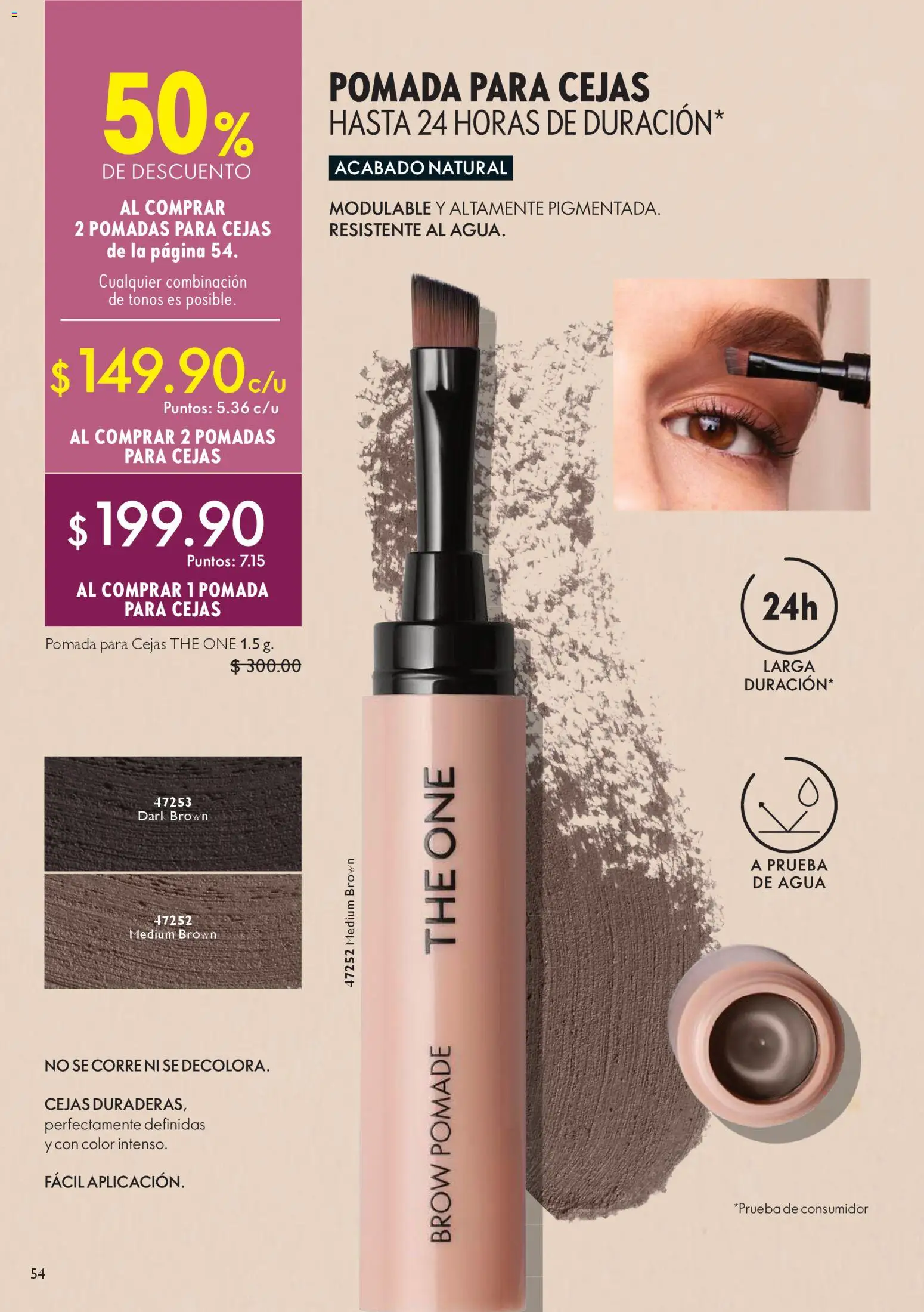 Nuevas ofertas de Oriflame válidas en toda la República Mexicana desde el 24.01.2026. ¡Encuentra las mejores ofertas en Oriflame campaña 2 2026! | Página: 54 | Productos: Agua, Pomada