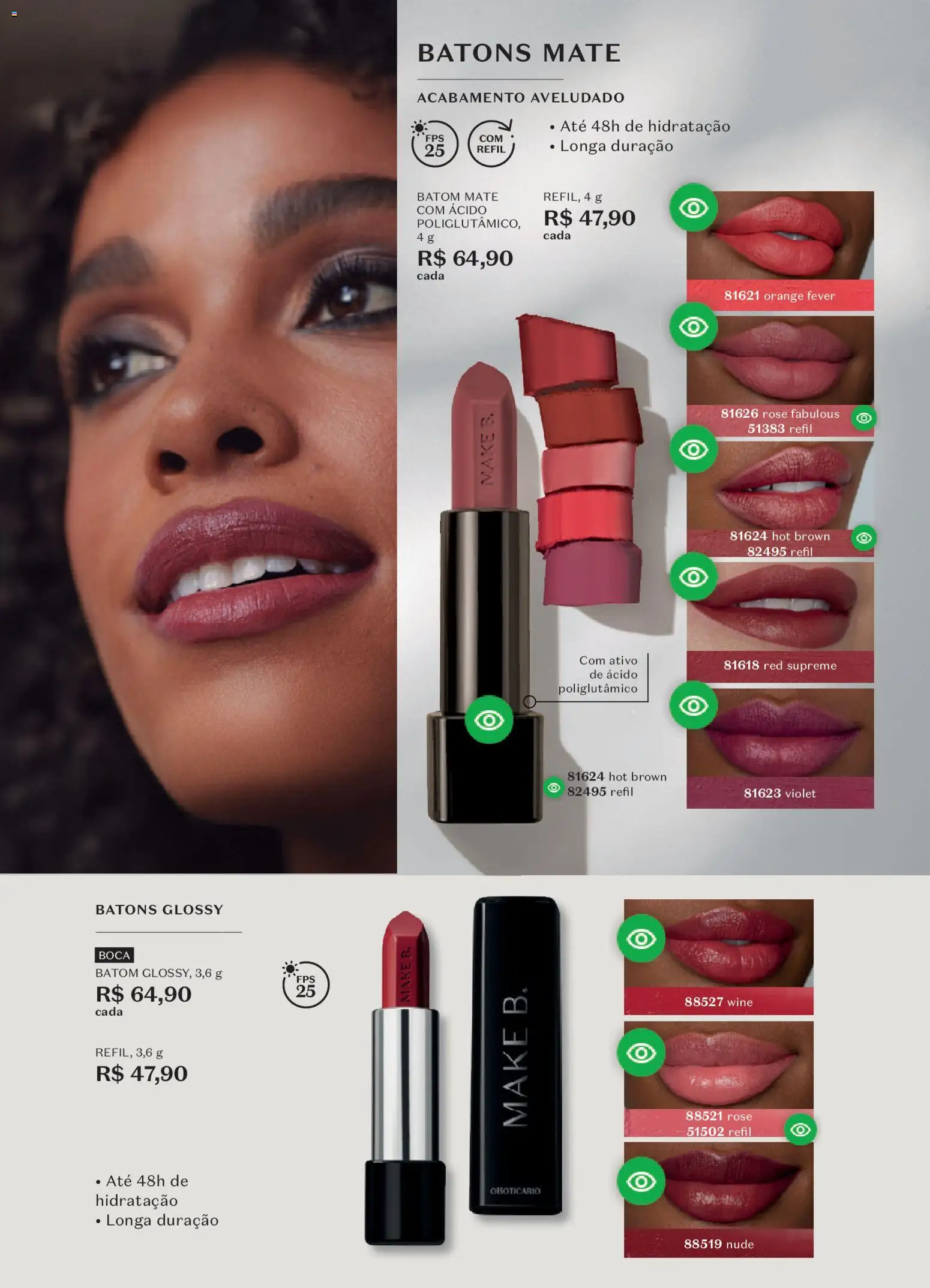 O Boticário Folheto - válido de 02.03.2026 | Página: 118 | Produtos: Batom