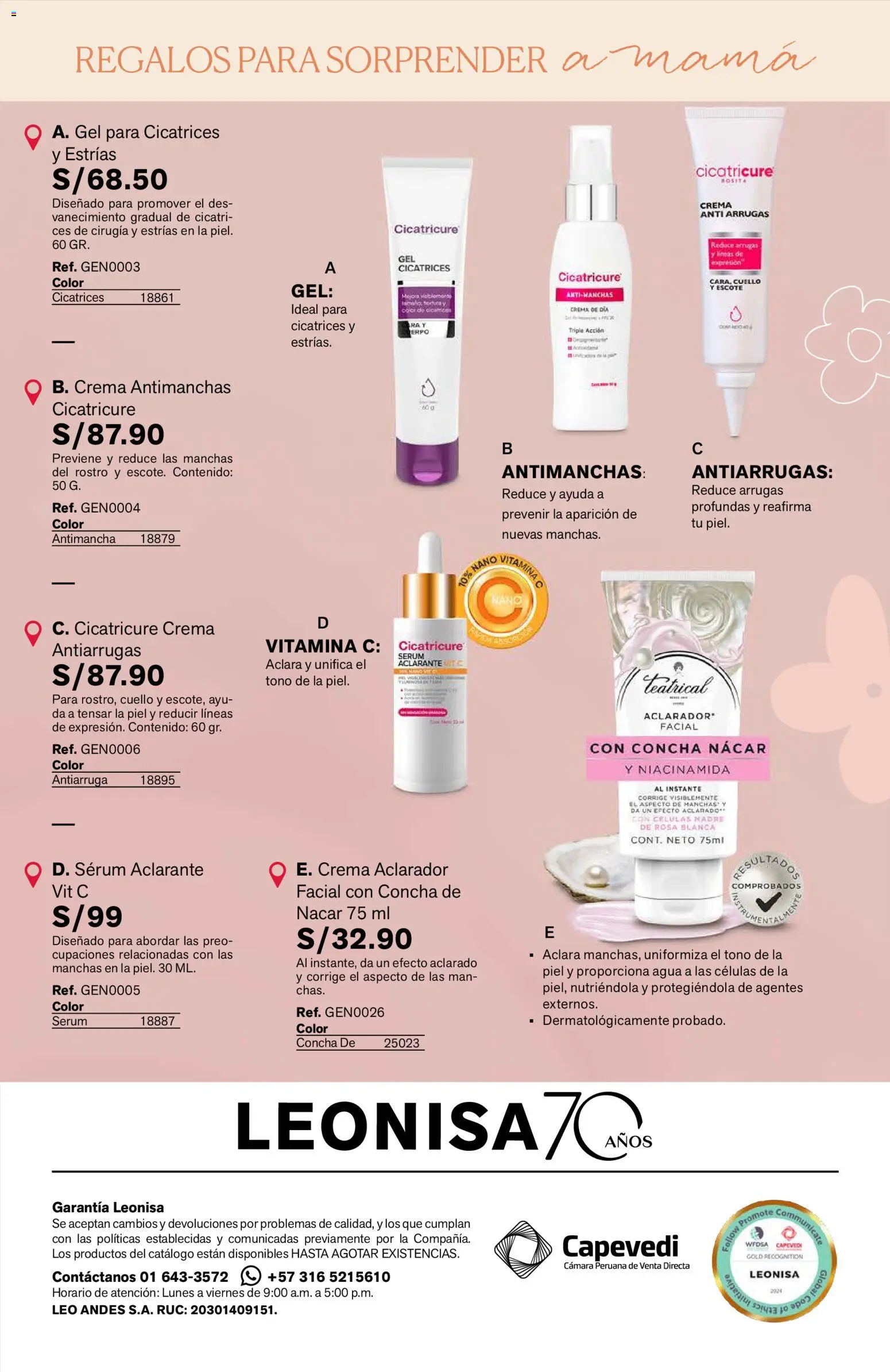 Catálogo Leonisa válido desde 07.04.2026 | Página: 30 | Productos: Crema, Cámara