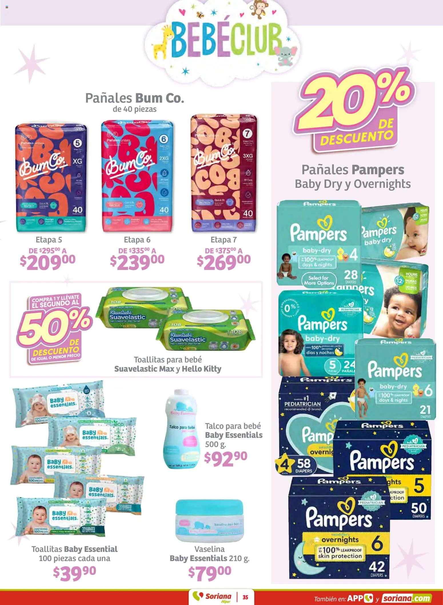 Nuevas ofertas de Soriana válidas en toda la República Mexicana desde el 12.02.2026. ¡Encuentra las mejores ofertas en Soriana - Preciazazaso Híper: Ags, Col, Gto, Jal, Mich! | Página: 35 | Productos: Pañales