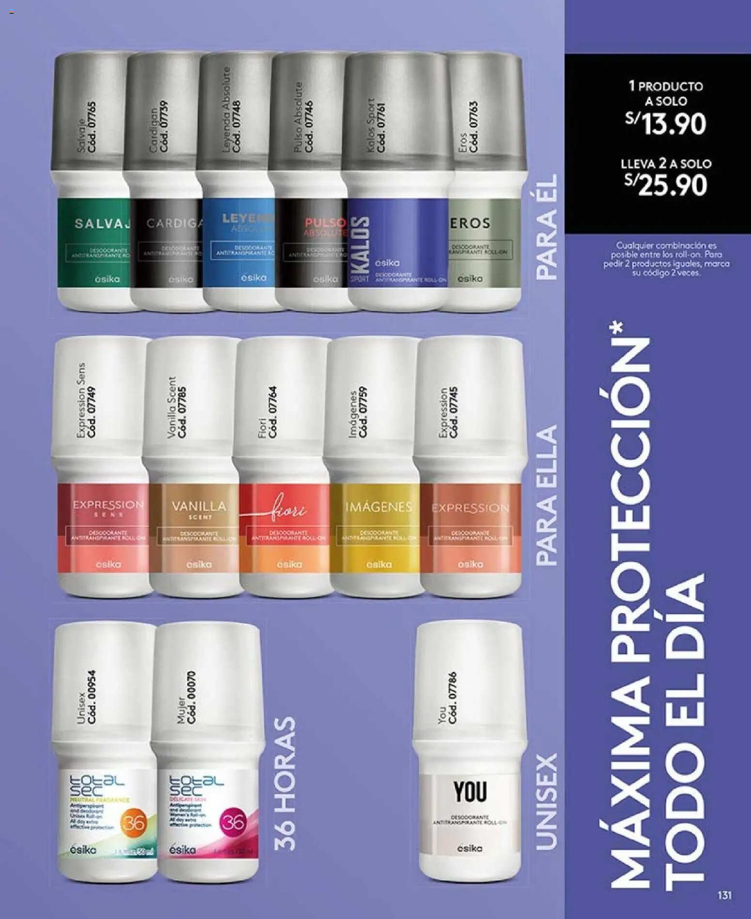 Catálogo Ésika válido desde 17.01.2026 | Página: 131 | Productos: Desodorante