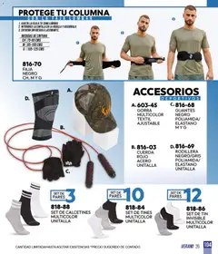 Vista previa de Cklass catálogo Sportbrands Verano Caballero, nuevo folleto de la tienda, válido en México a partir del 05.03.2026 | Página: 105 | Productos: Cuerda, Gorra, Hebilla, Faja