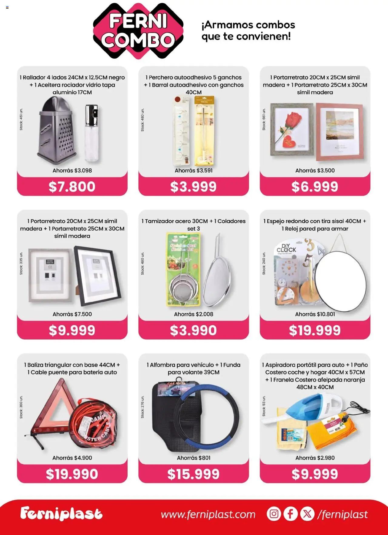Ferniplast catálogo │ válido desde el 04.09.2025 | Página: 4 | Productos: Aspiradora, Batería, Alfombra, Portarretrato