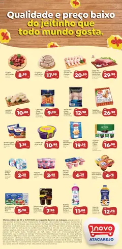 Novo Atacarejo Folheto - válido de 30.07.2025 | Página: 2 | Produtos: Chandelle Danone, Creme, Bandeja, Frango