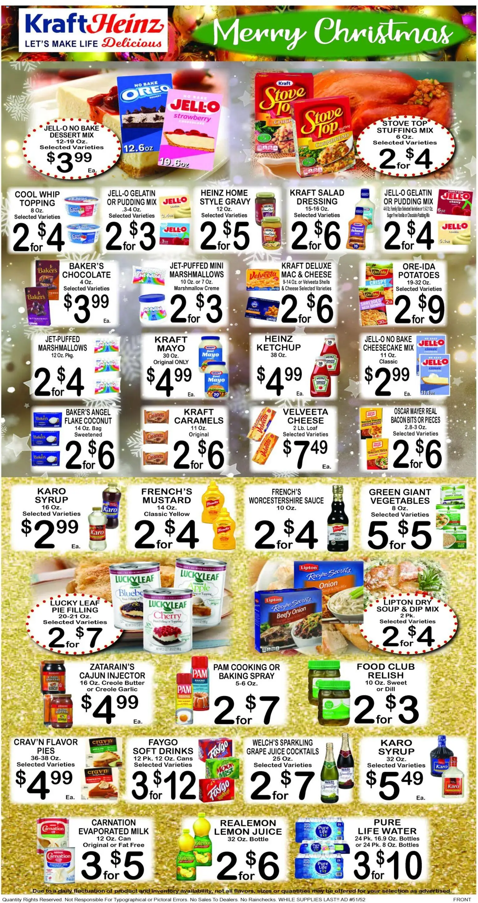 Foodland Weekly Ad - valid from 23.12.2025 | Page: 5 | Products: Milk, Sugar, Cheesecake, Onion
