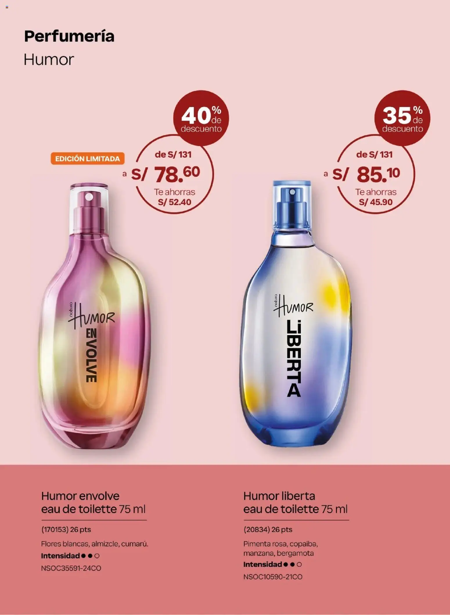 Catálogo Natura válido desde 31.03.2026 | Página: 35 | Productos: Té, EAU de Toilette