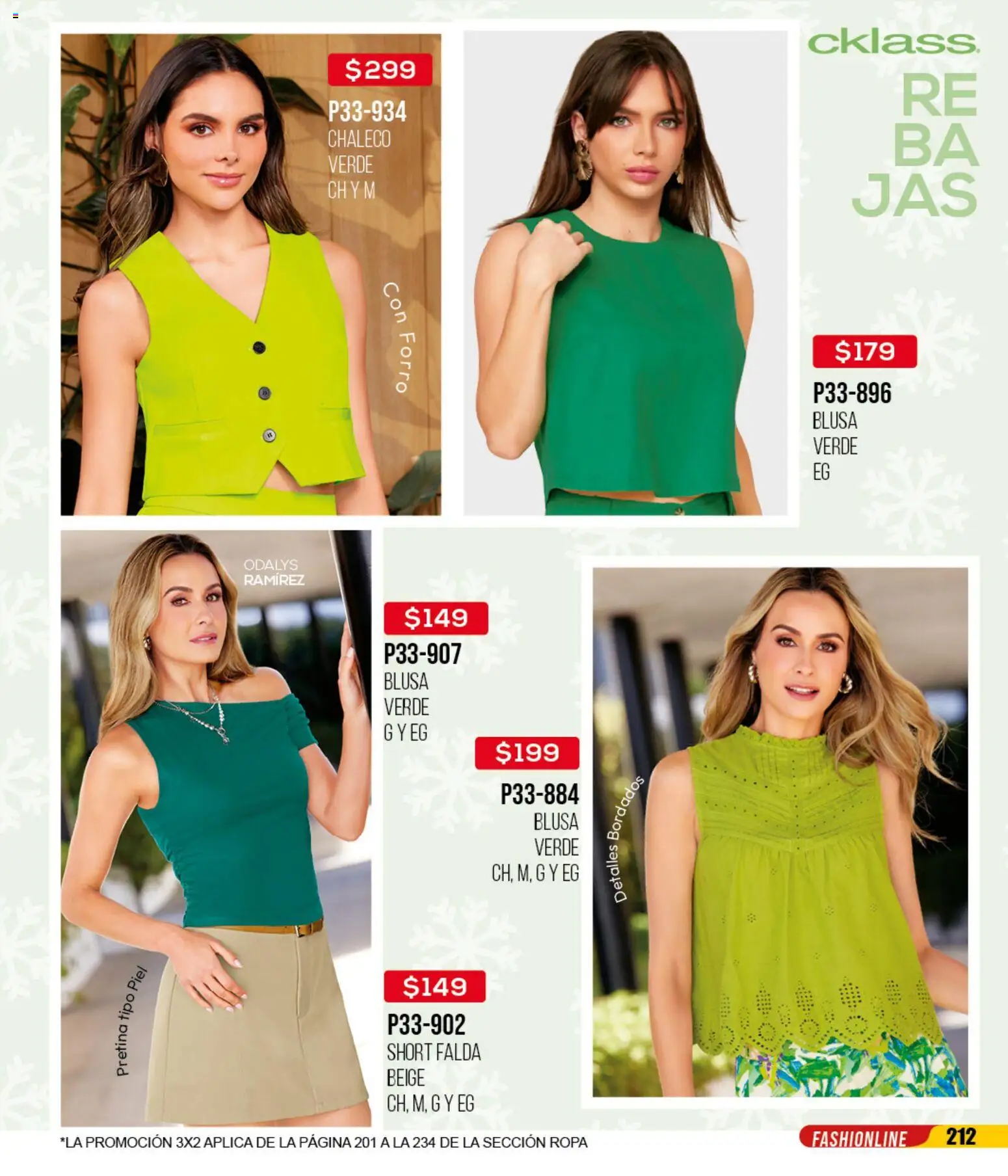 Nuevas ofertas de Cklass válidas en toda la República Mexicana desde el 02.01.2026. ¡Encuentra las mejores ofertas en Cklass catálogo Rebajas de Inicio de Año Ropa! | Página: 213 | Productos: Blusa, Ropa, Falda, Short