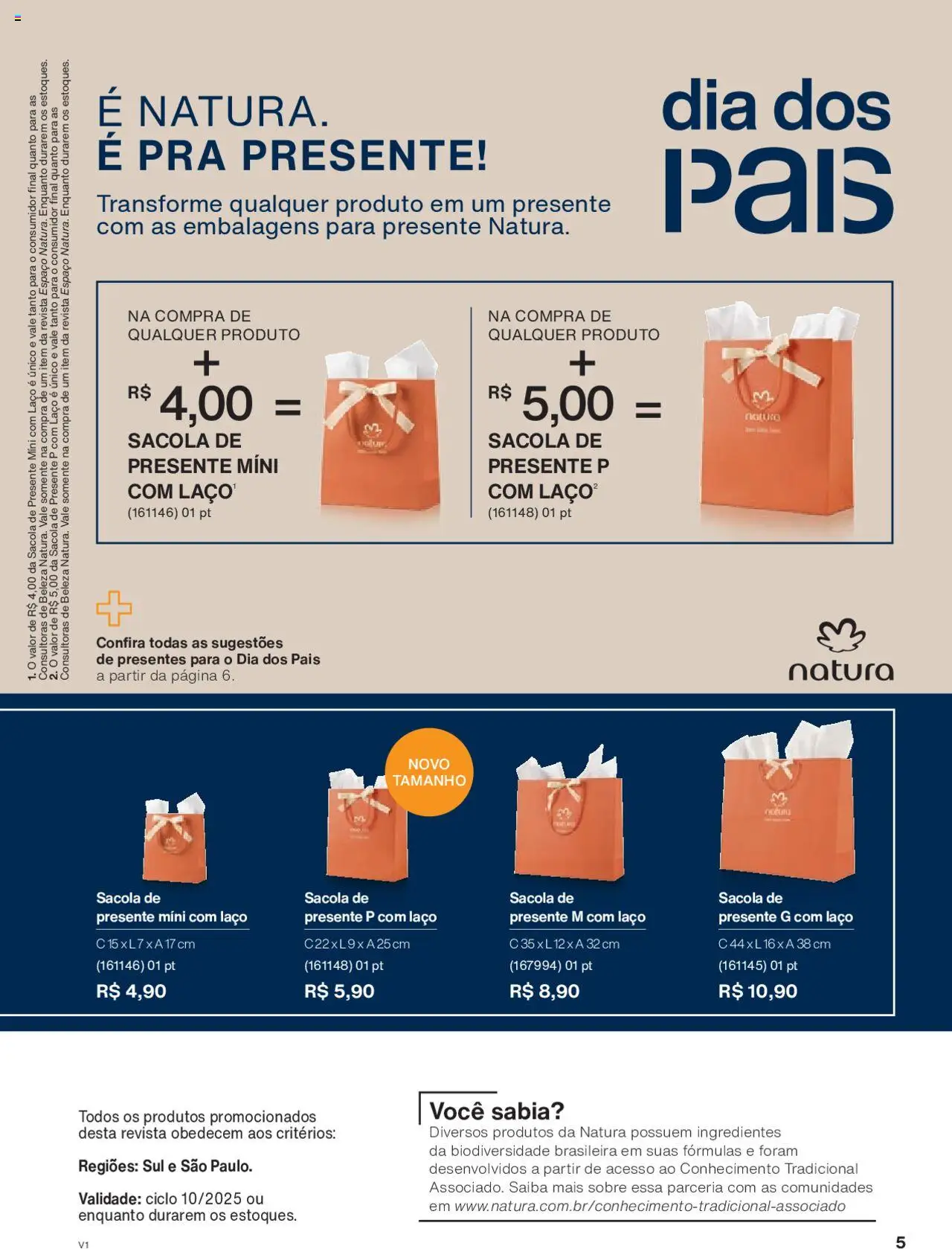 Natura Folheto - válido de 05.06.2025 | Página: 5 | Produtos: Revista