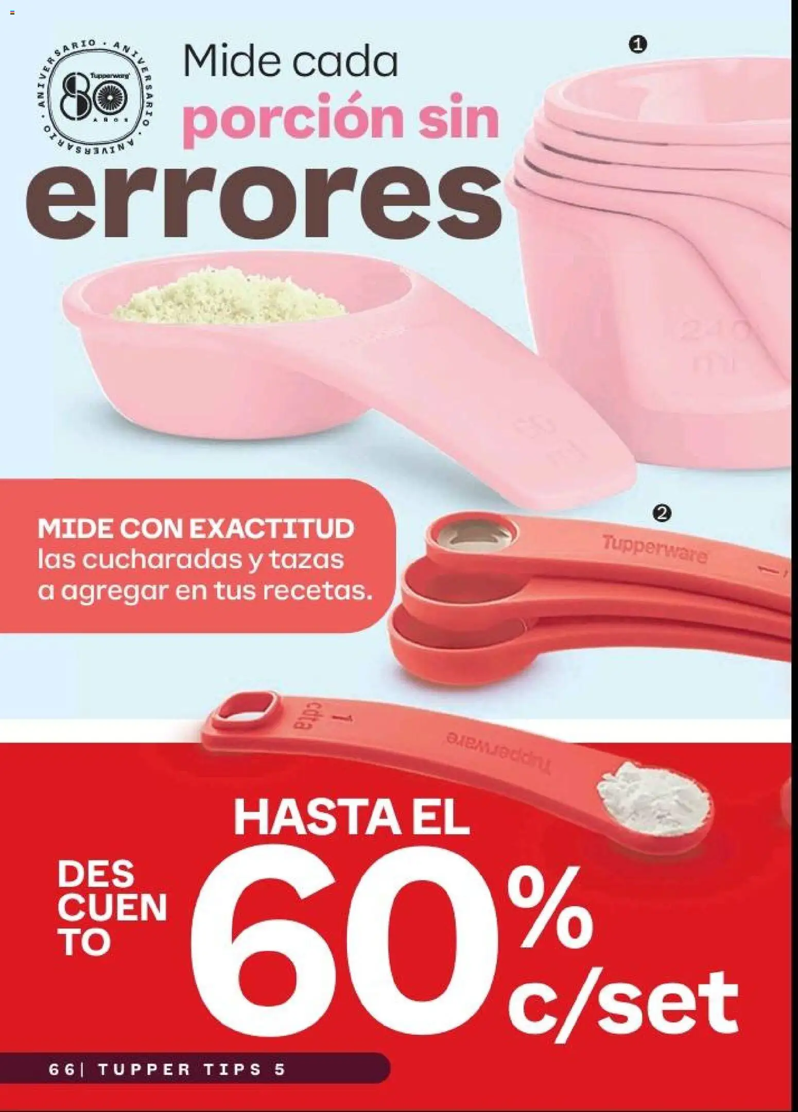Nuevas ofertas de Tupperware válidas en toda la República Mexicana desde el 20.04.2026. ¡Encuentra las mejores ofertas en Tupperware catálogo! | Página: 66 | Productos: Tupper