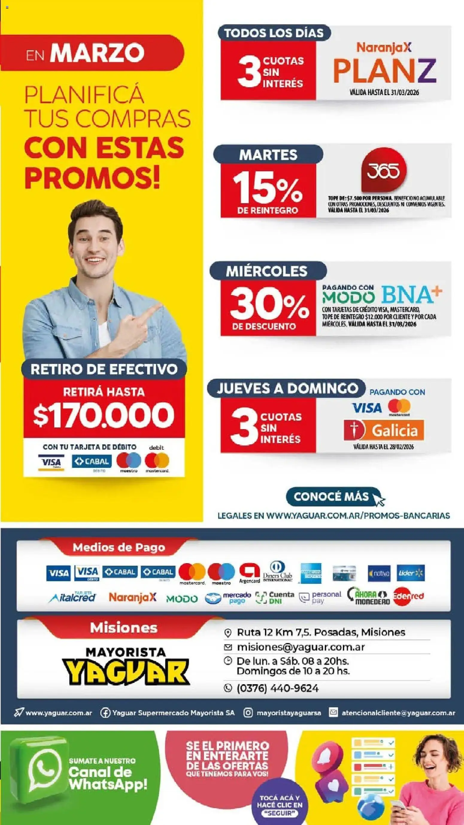 Yaguar - Oferta Semanal Misiones │ válido desde el 02.03.2026 | Página: 16 | Productos: Monedero
