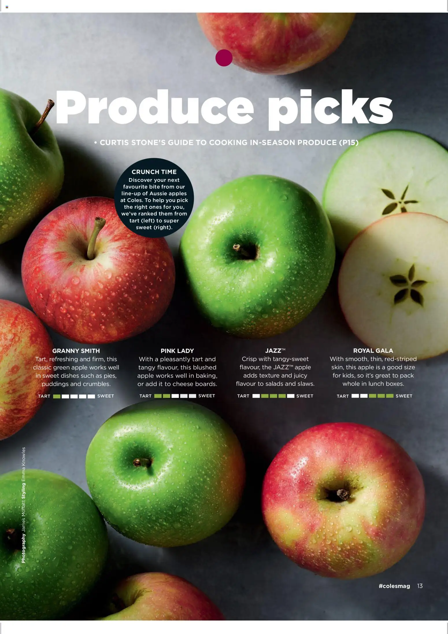 Coles catalogue - valid from 02.04.2026 | Page: 13 | Products: Cheese, Apples, Pies