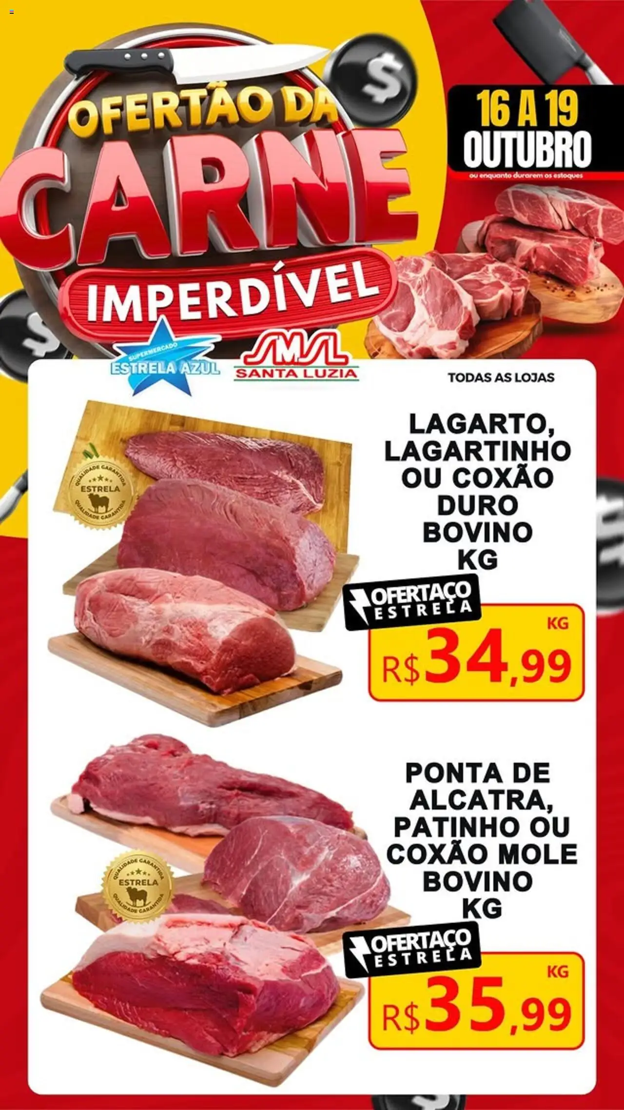 Estrela Azul Folheto - válido de 16.10.2025 | Página: 2 | Produtos: Carne