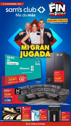 Vista previa de Sam's Club Buen Fin , nuevo folleto de la tienda, válido en México a partir del 06.11.2025