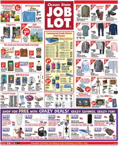 Preview of Ocean State Job Lot weekly ads valid from 25.09.2025