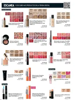 Vista previa de Oriflame campaña 5 2026, nuevo folleto de la tienda, válido en México a partir del 28.03.2026 | Página: 54 | Productos: Base de maquillaje, Máscara de pestañas, Delineador, Lápiz labial