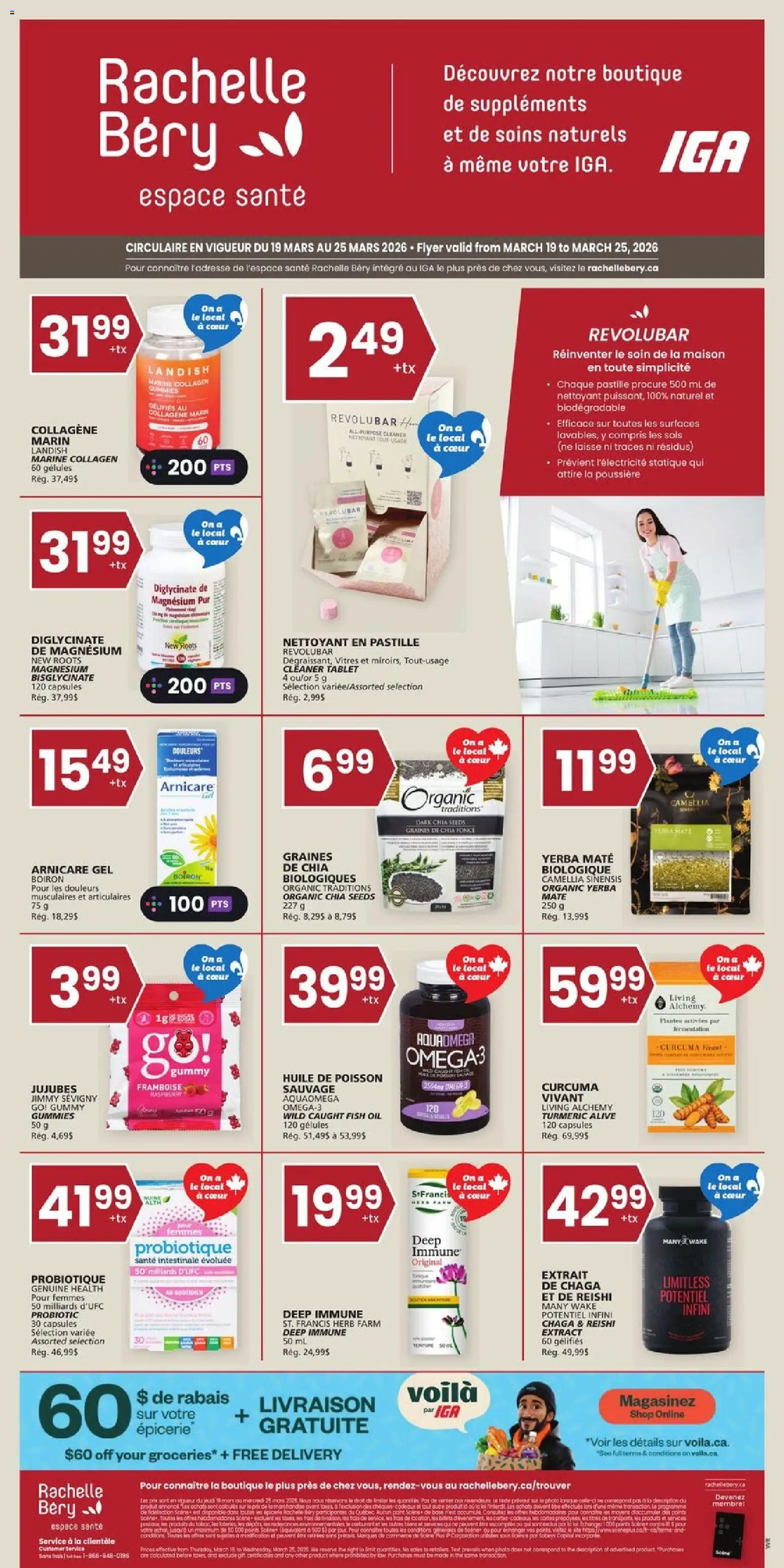 IGA flyer valid from 19.03.2026 | Page: 17 | Products: Fish, Tablet, Oil