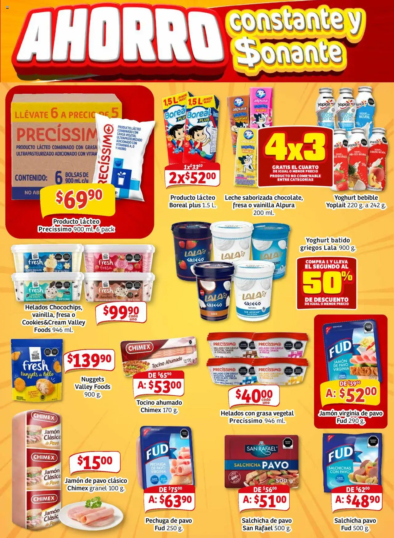 Nuevas ofertas de Soriana válidas en toda la República Mexicana desde el 18.09.2025. ¡Encuentra las mejores ofertas en Soriana - Pesito Valedor Mercado: Camp, Chia, Oax, Q. Roo, Tab, Yuc! | Página: 13 | Productos: Tocino, Chocolate, Jamón, Helado