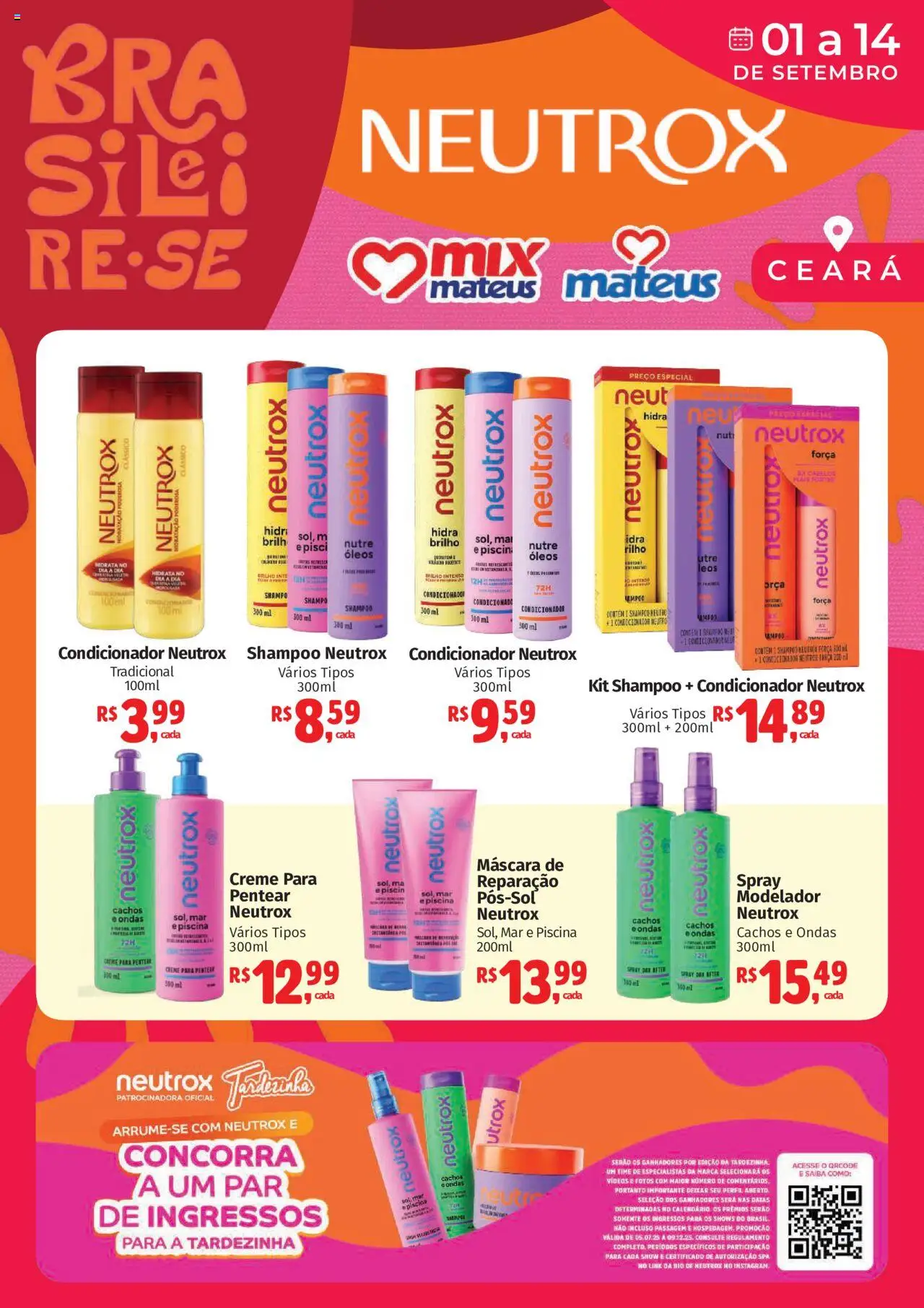 Mateus Folheto - válido de 01.09.2025 | Página: 1 | Produtos: Shampoo, Condicionador, Creme, Piscina