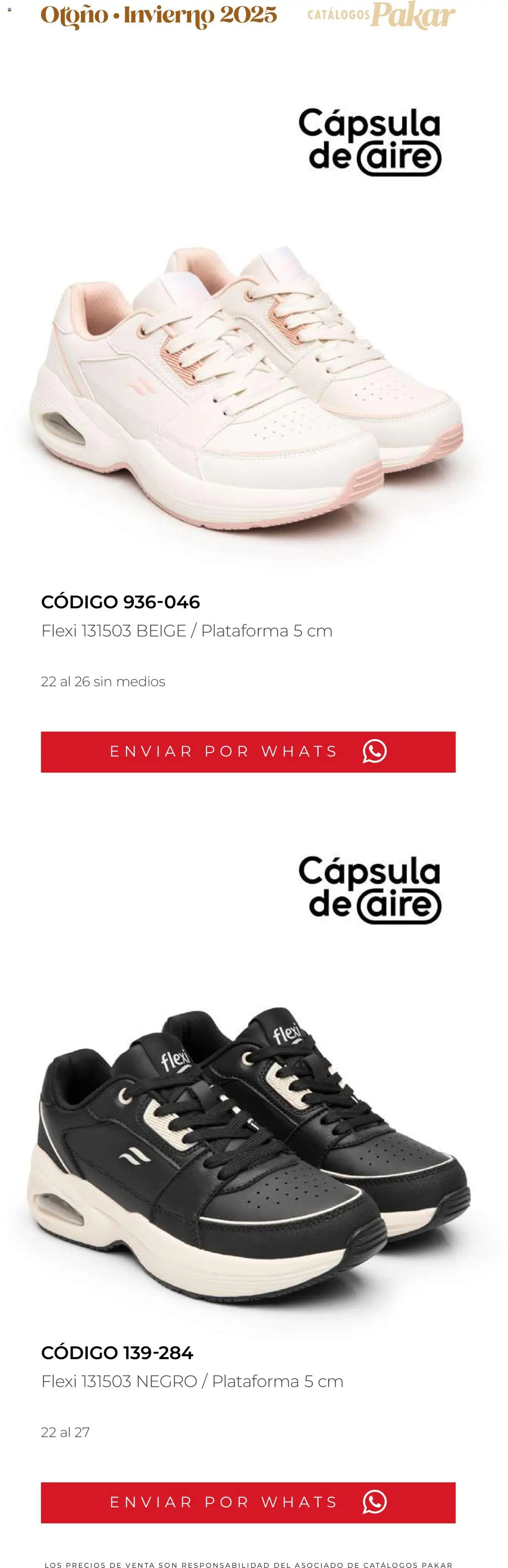 Nuevas ofertas de SC Pakar válidas en toda la República Mexicana desde el 10.10.2025. ¡Encuentra las mejores ofertas en SC Pakar - Catálogo Flexi otoño / invierno! | Página: 164
