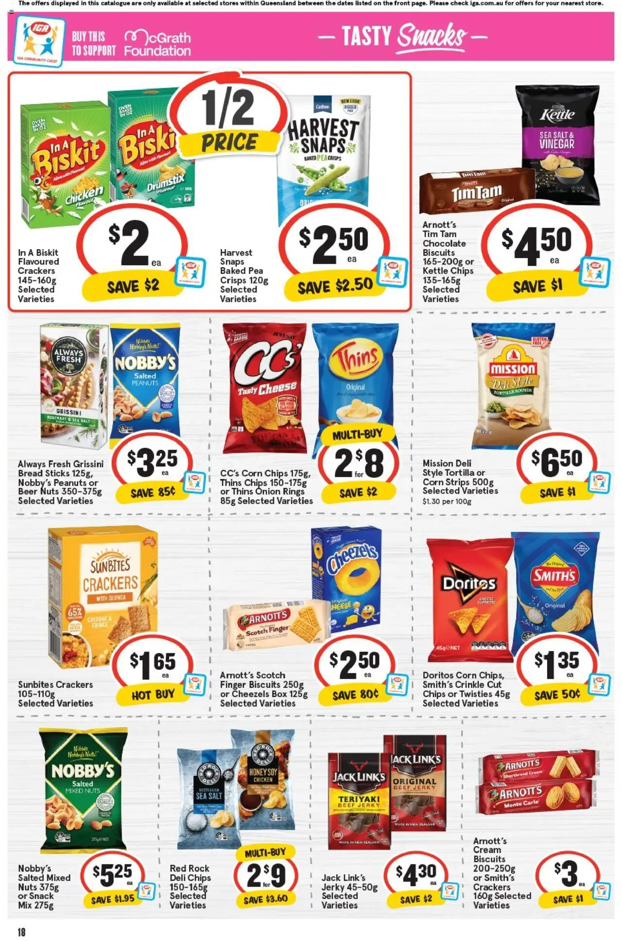 IGA catalogue - valid from 24.09.2025 | Page: 21 | Products: Bread, Chicken, Scotch, Pea