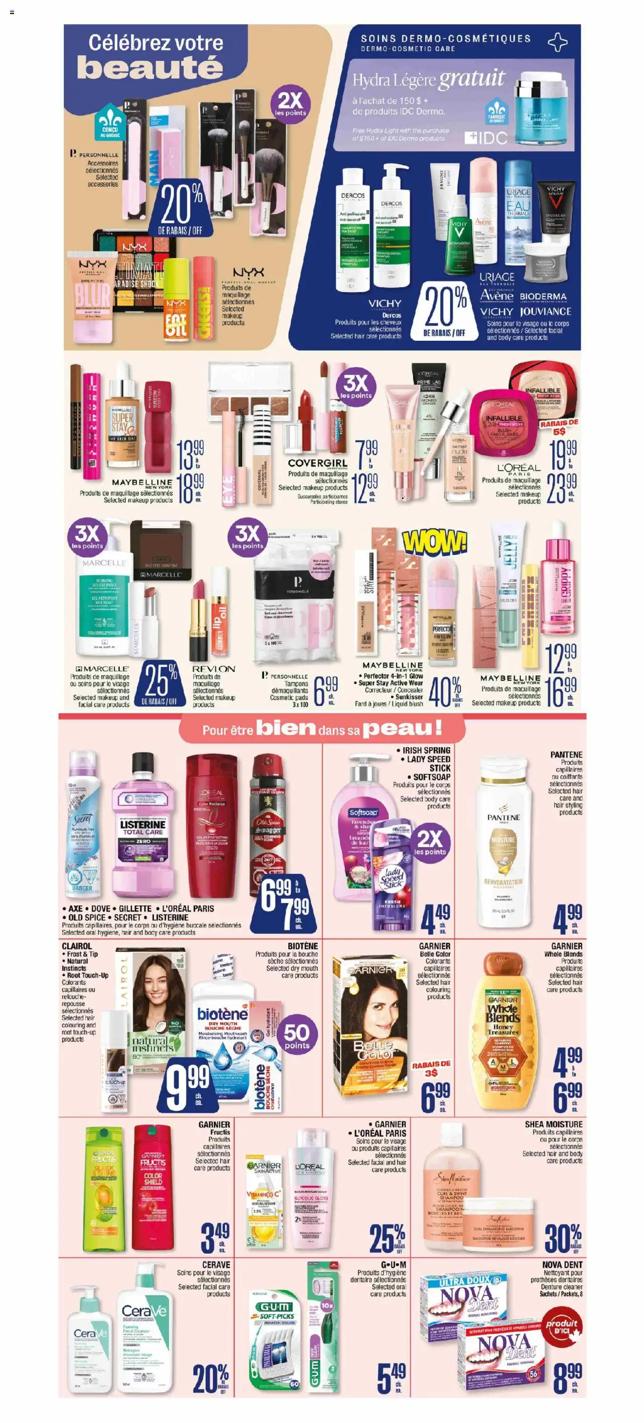 Jean Coutu flyer valid from 23.10.2025 | Page: 2 | Products: Concealer, Blush, Shampoo, Mouthwash