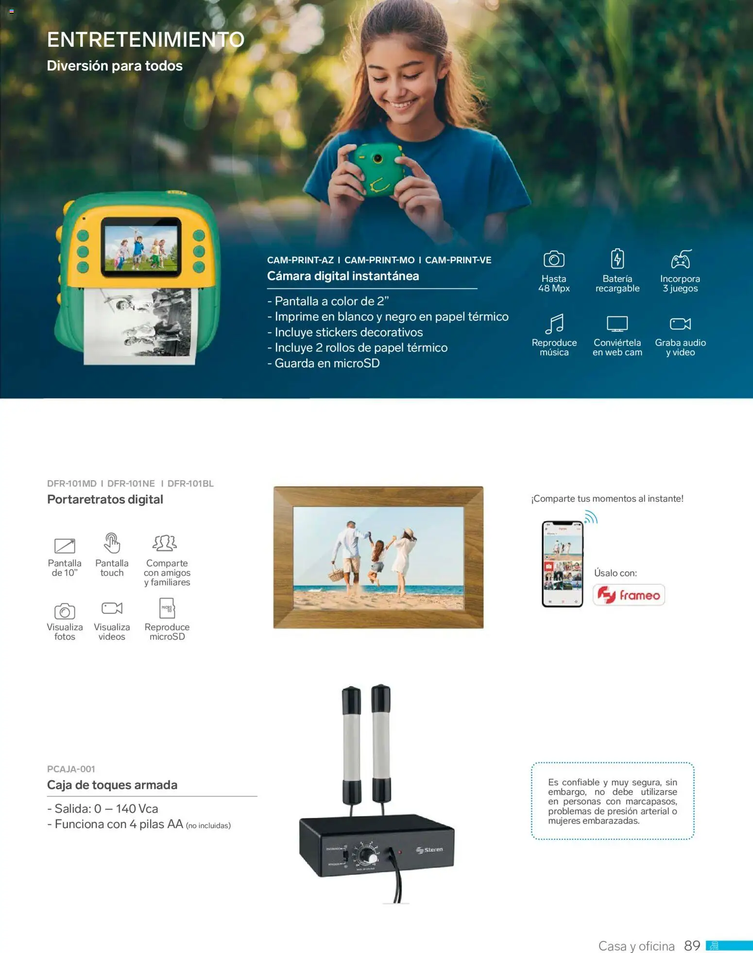 Nuevas ofertas de Steren válidas en toda la República Mexicana desde el 01.01.2026. ¡Encuentra las mejores ofertas en Steren catálogo! | Página: 101 | Productos: Audio, Cámara, Batería, Video