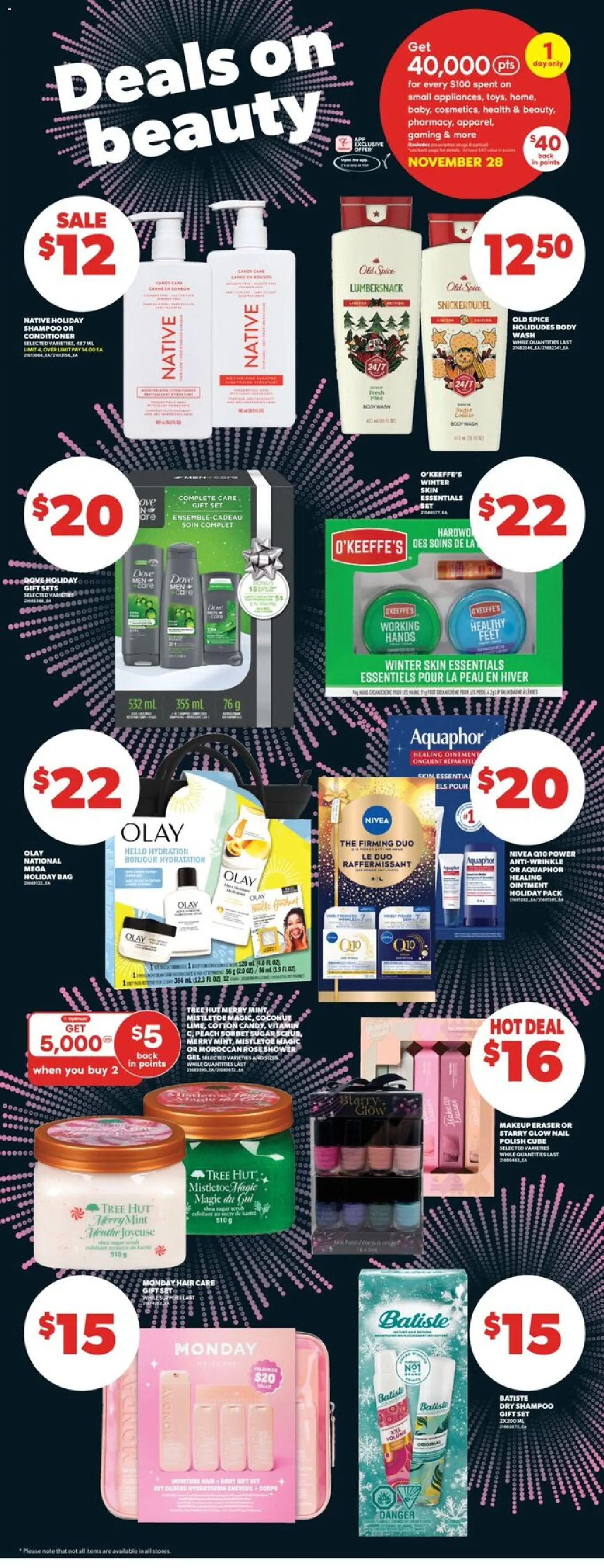 Real Canadian Superstore flyer valid from 27.11.2025 | Page: 29 | Products: Bag, Nail polish, Shampoo, Conditioner