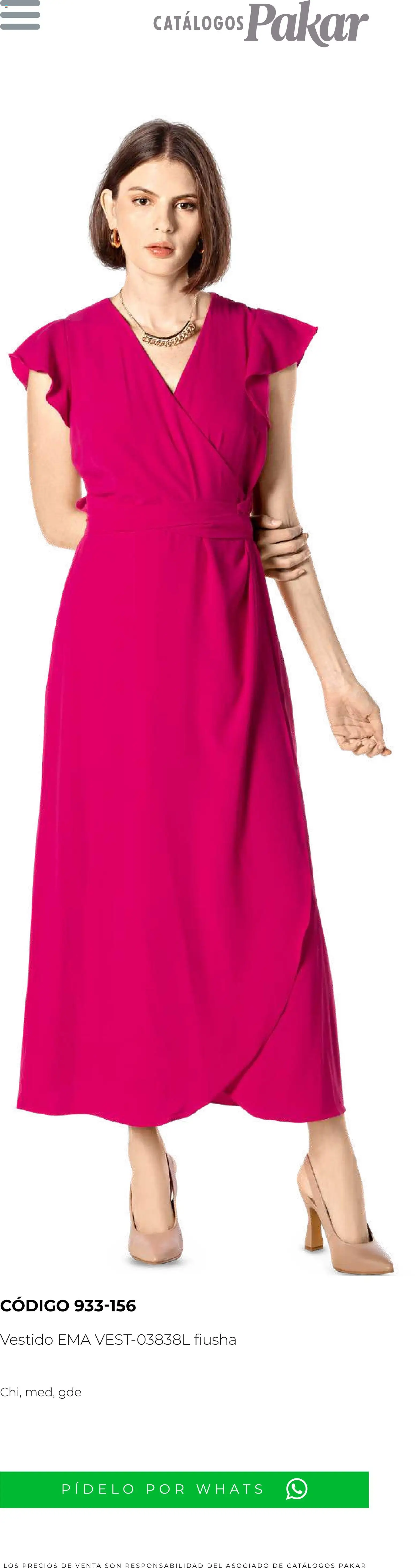 Nuevas ofertas de SC Pakar válidas en toda la República Mexicana desde el 21.11.2025. ¡Encuentra las mejores ofertas en SC Pakar catálogo Vámonos De Fiesta! | Página: 18 | Productos: Vestido