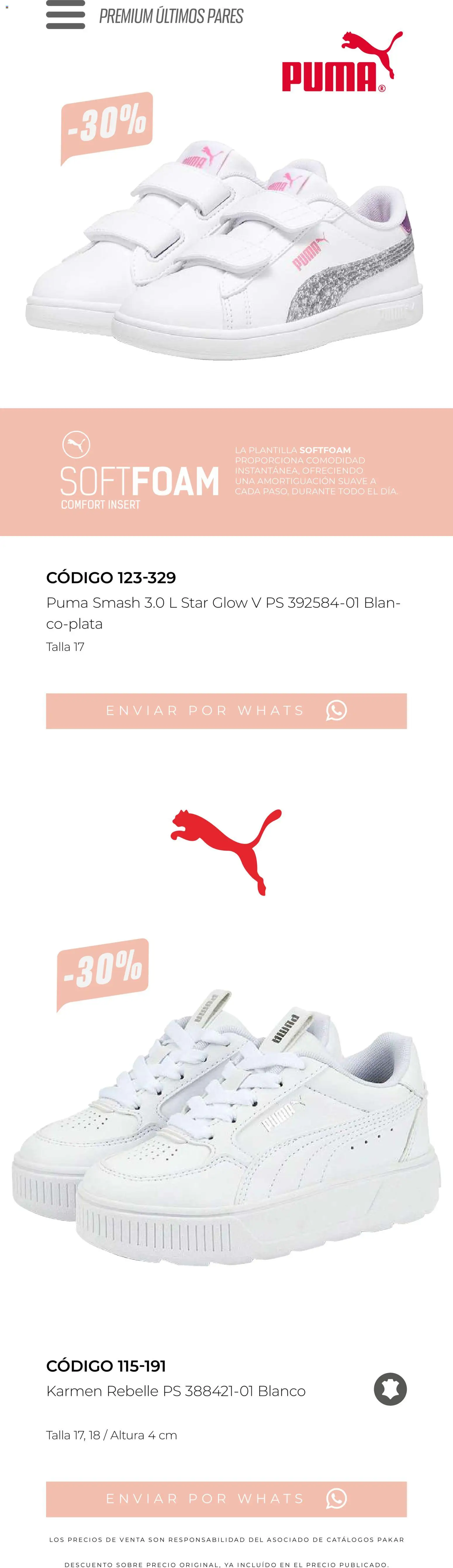 Nuevas ofertas de SC Pakar válidas en toda la República Mexicana desde el 13.03.2026. ¡Encuentra las mejores ofertas en SC Pakar catálogo Últimos pares premium ! | Página: 80