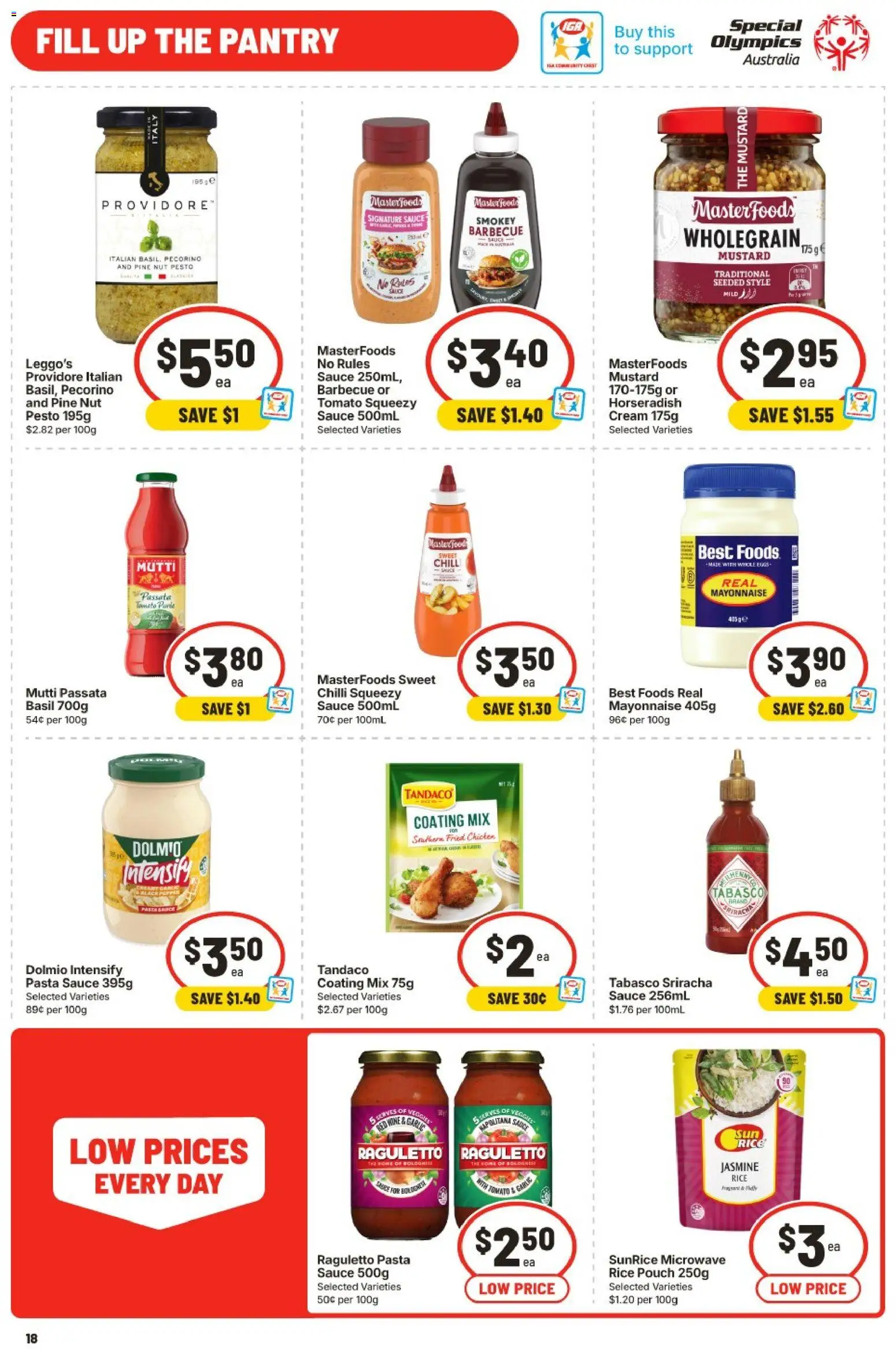 IGA catalogue - valid from 29.04.2026 | Page: 19 | Products: Sauce, Pepper, Garlic, Microwave