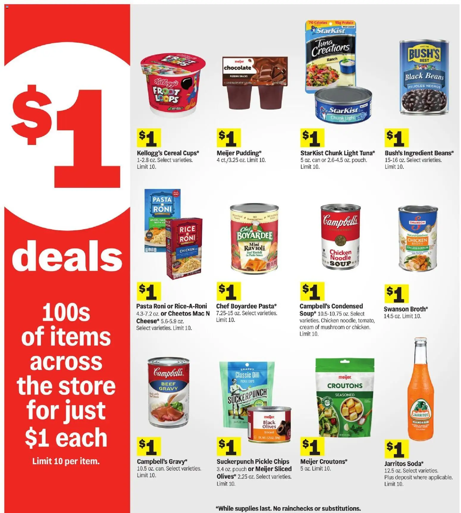 Meijer Weekly Ad - MI - valid from 14.01.2026 | Page: 8 | Products: Rice, Chips, Cream, Sauce