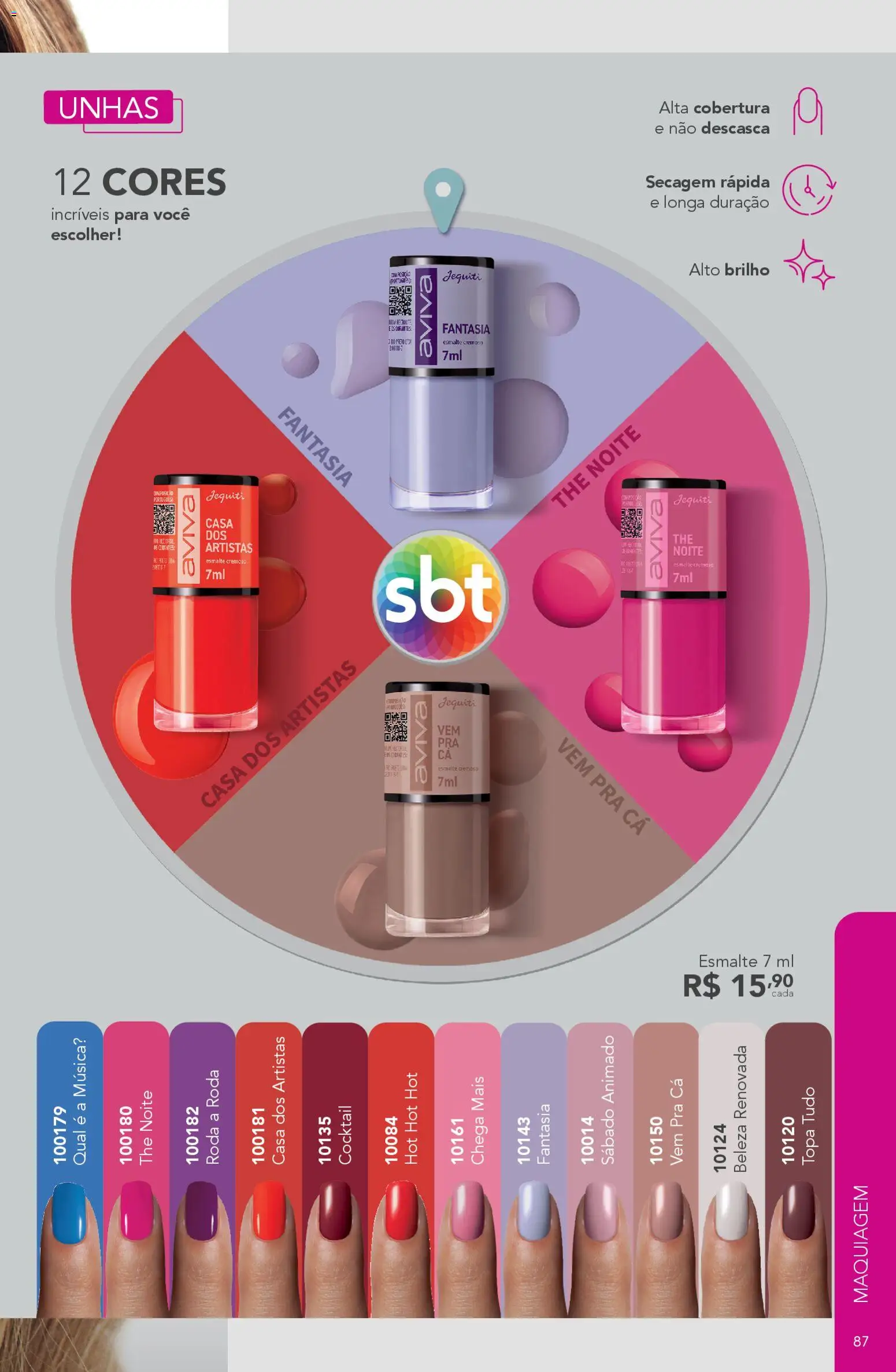 Jequiti Folheto - válido de 30.01.2026 | Página: 87 | Produtos: Maquiagem, Fantasia