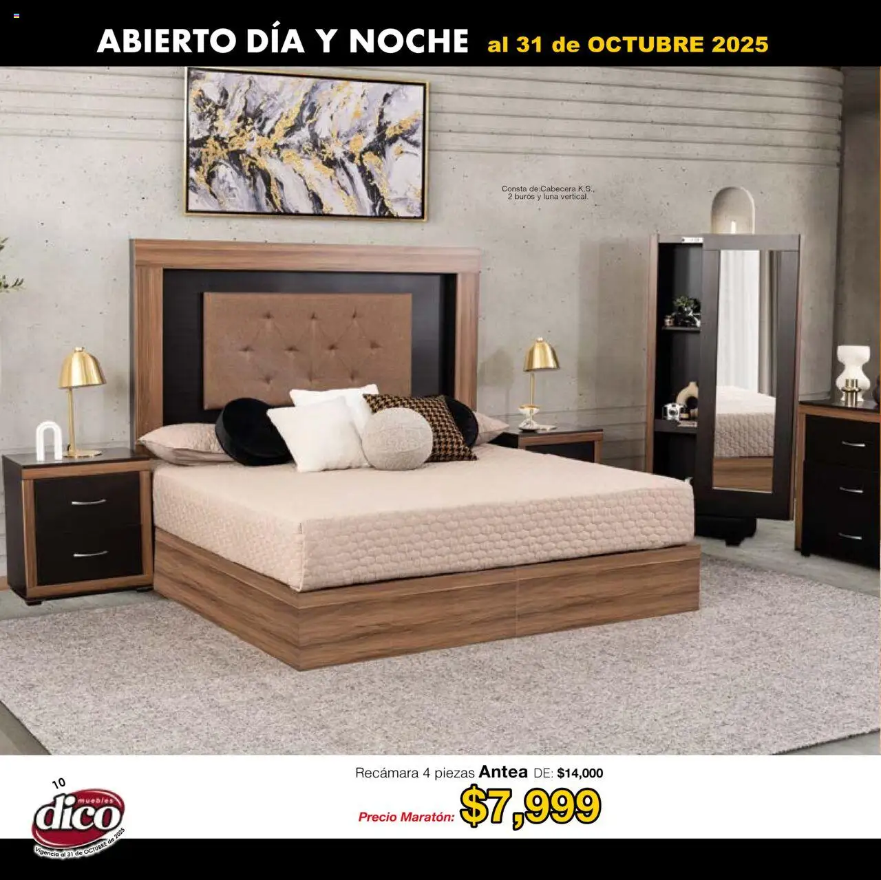 Nuevas ofertas de Muebles Dico válidas en toda la República Mexicana desde el 01.01.2025. ¡Encuentra las mejores ofertas en Muebles Dico - Catálogo Venta Maratónica Pacifico! | Página: 10