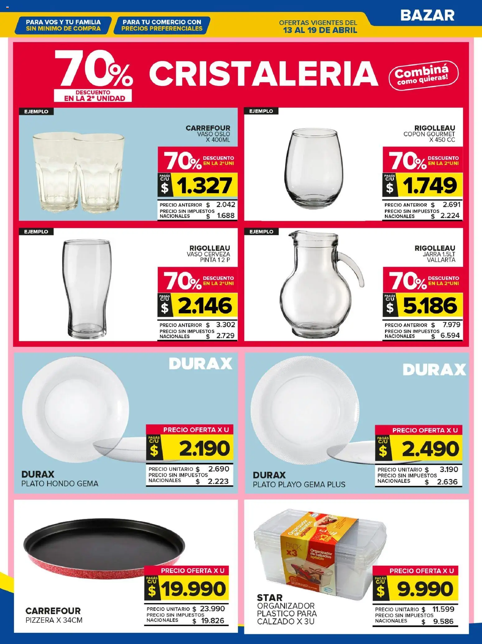 Carrefour Maxi catálogo │ válido desde el 13.04.2026 | Página: 23 | Productos: Organizador, Pizzera, Jarra, Cerveza