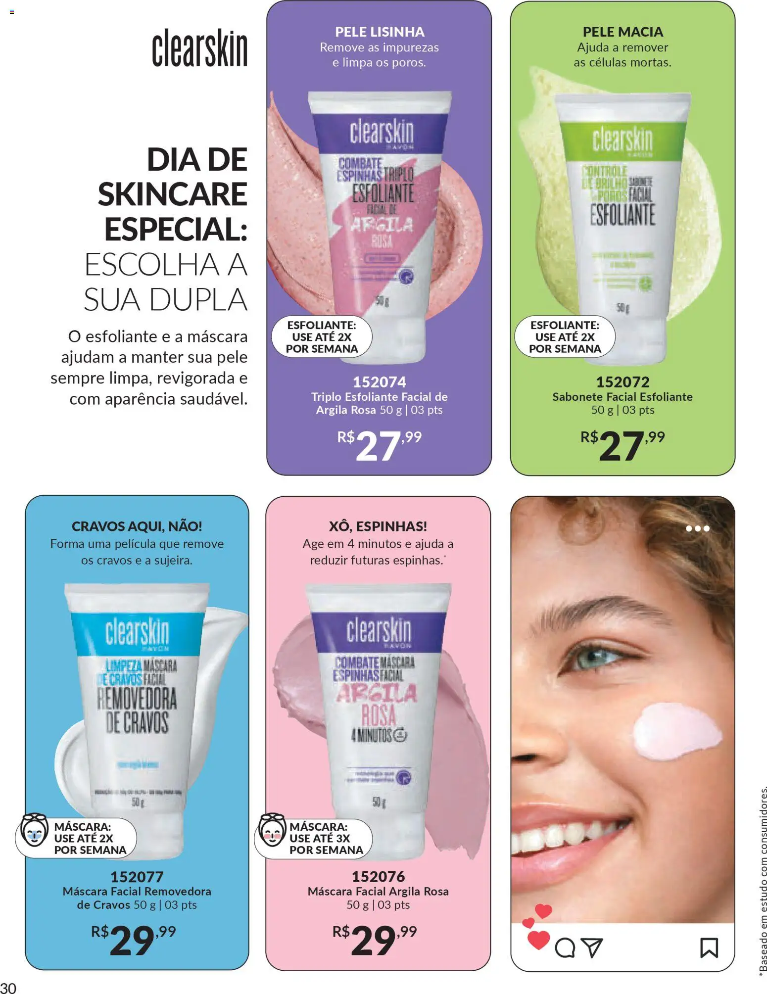 Avon Folheto - válido de 06.01.2026 | Página: 30 | Produtos: Argila, Máscara facial, Sabonete
