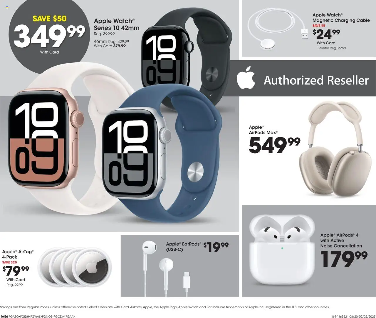 Fred Meyer Home & Apparel - valid from 20.08.2025 | Page: 21 | Products: Watch, Cable