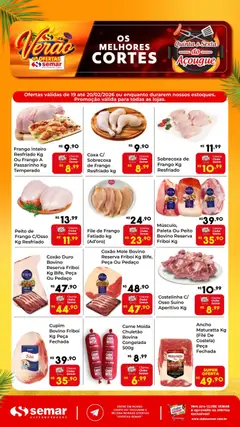 Semar Supermercado - Ofertas do Açougue - Pré-Visualização do folheto da loja Semar Supermercado, válido de 19.02.2026