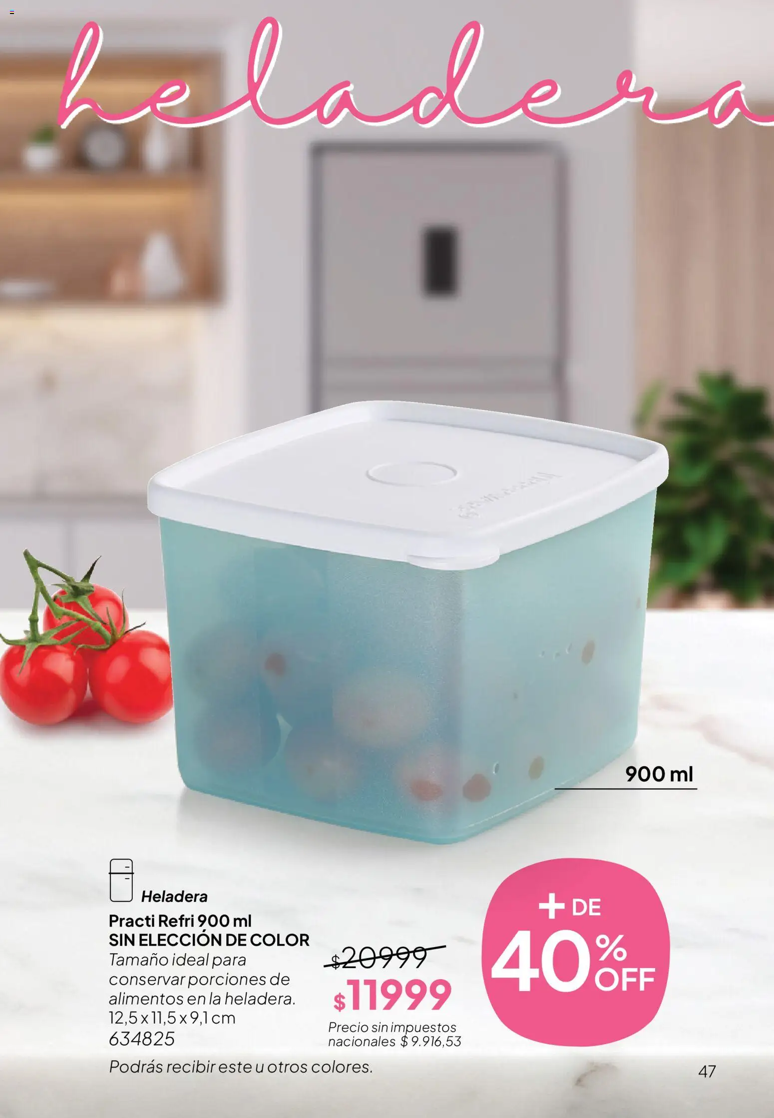 Tupperware Folleto │ válido desde el 28.04.2026 | Página: 48 | Productos: Heladera