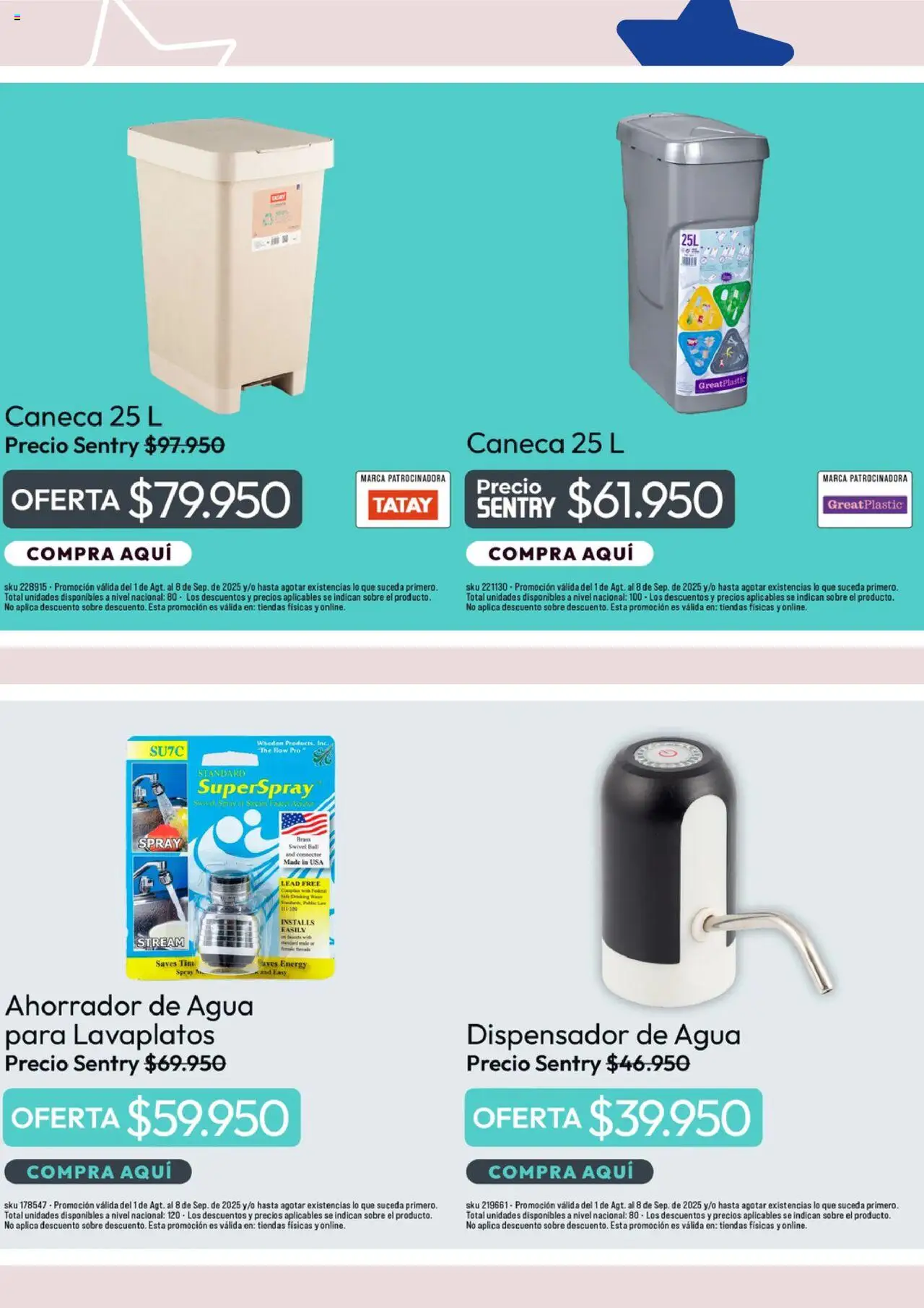 Home Sentry revista - valida desde el 04.08.2025 | Página: 4 | Productos: Agua, Sobre, Dispensador
