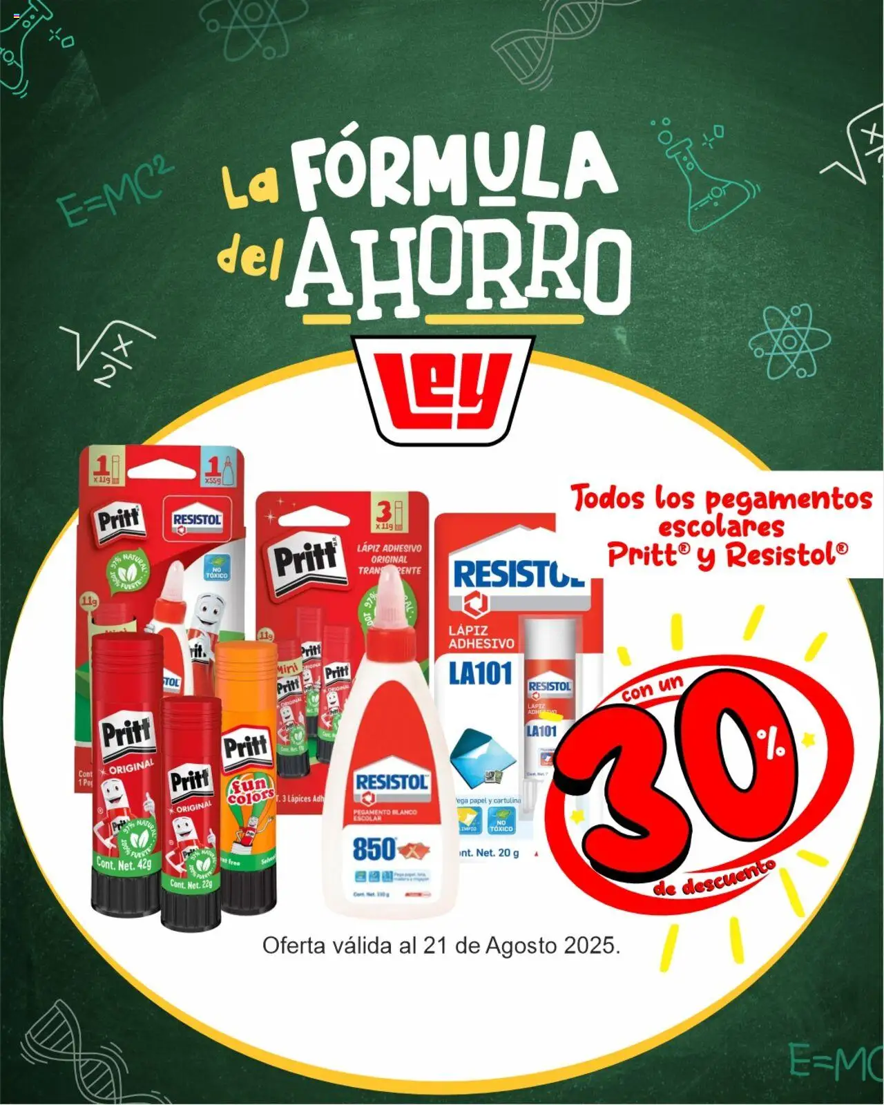 Nuevas ofertas de Casa Ley válidas en toda la República Mexicana desde el 15.08.2025. ¡Encuentra las mejores ofertas en Casa Ley - Folleto regreso a clases! | Página: 3 | Productos: Pegamento