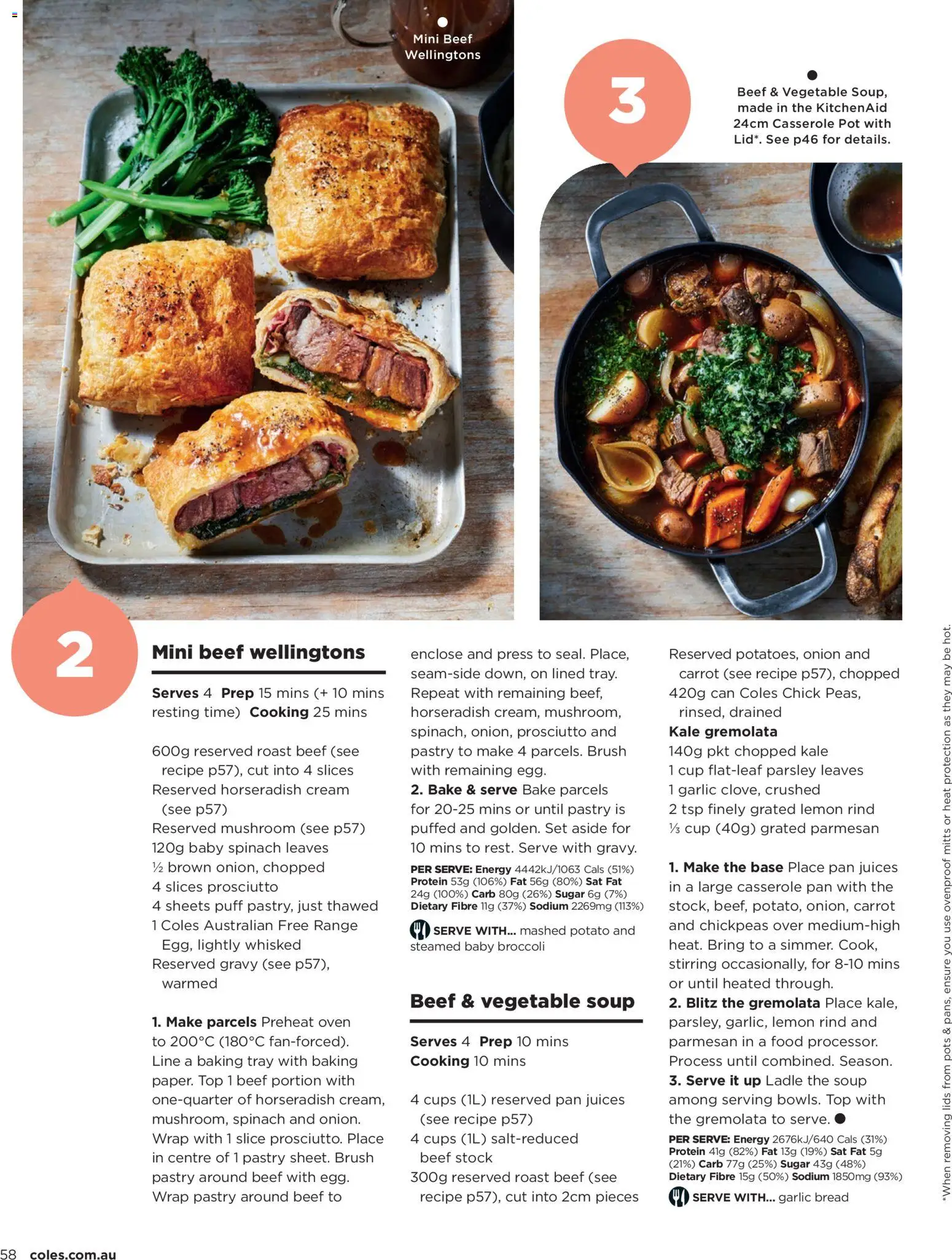 Coles catalogue - valid from 02.04.2026 | Page: 58 | Products: Brush, Bread, Spinach, Soup