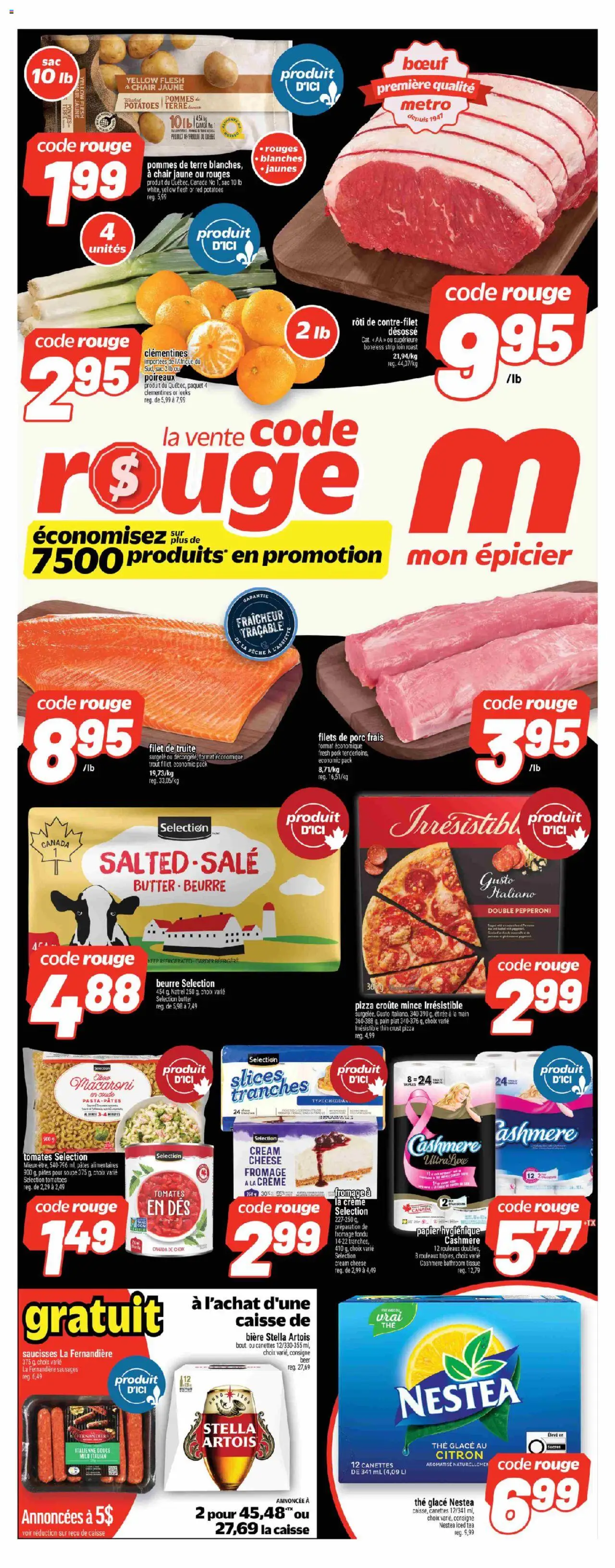 Metro flyer valid from 18.09.2025 | Page: 1 | Products: Tea, Cheese, Pizza, Tomatoes