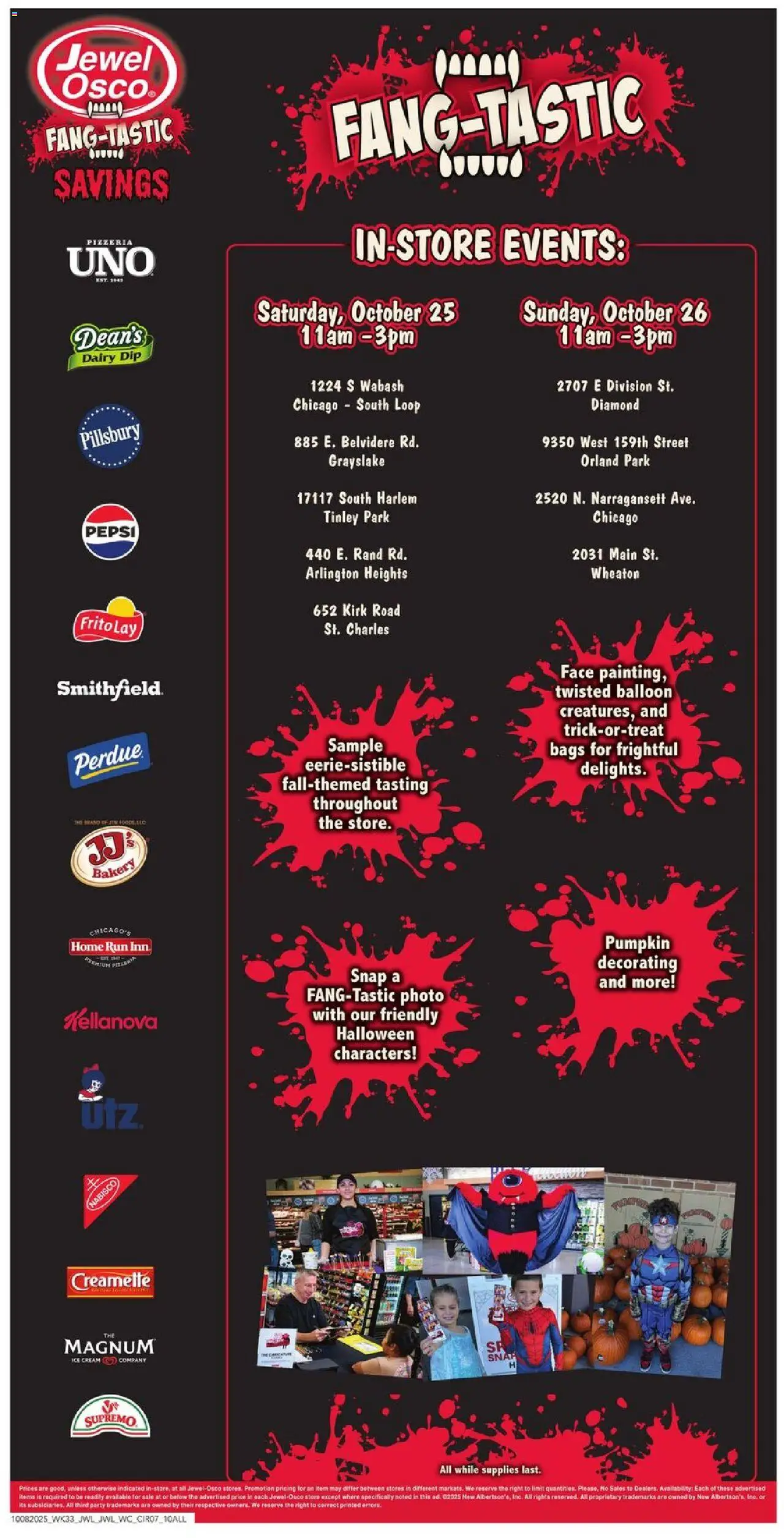 Jewel Osco Weekly Ad - IL - valid from 08.10.2025 | Page: 7 | Products: Bakery, Cream, Ice cream, Pumpkin