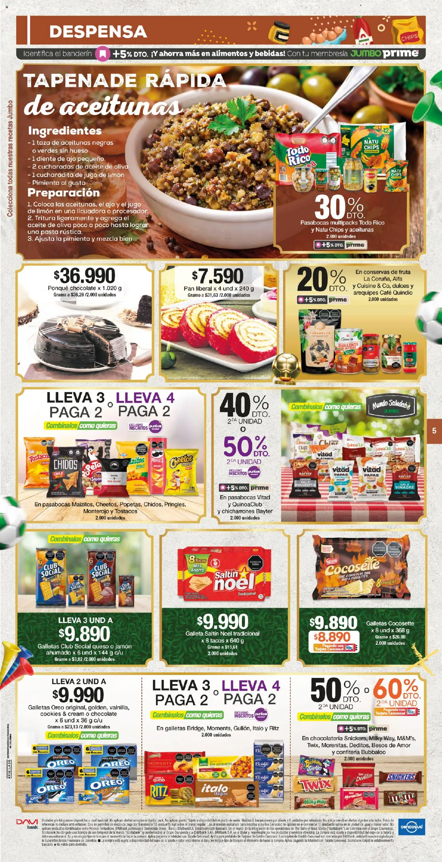 Jumbo revista - valida desde el 27.02.2026 | Página: 5 | Productos: Pimienta, Pollo, Ponqué, Queso