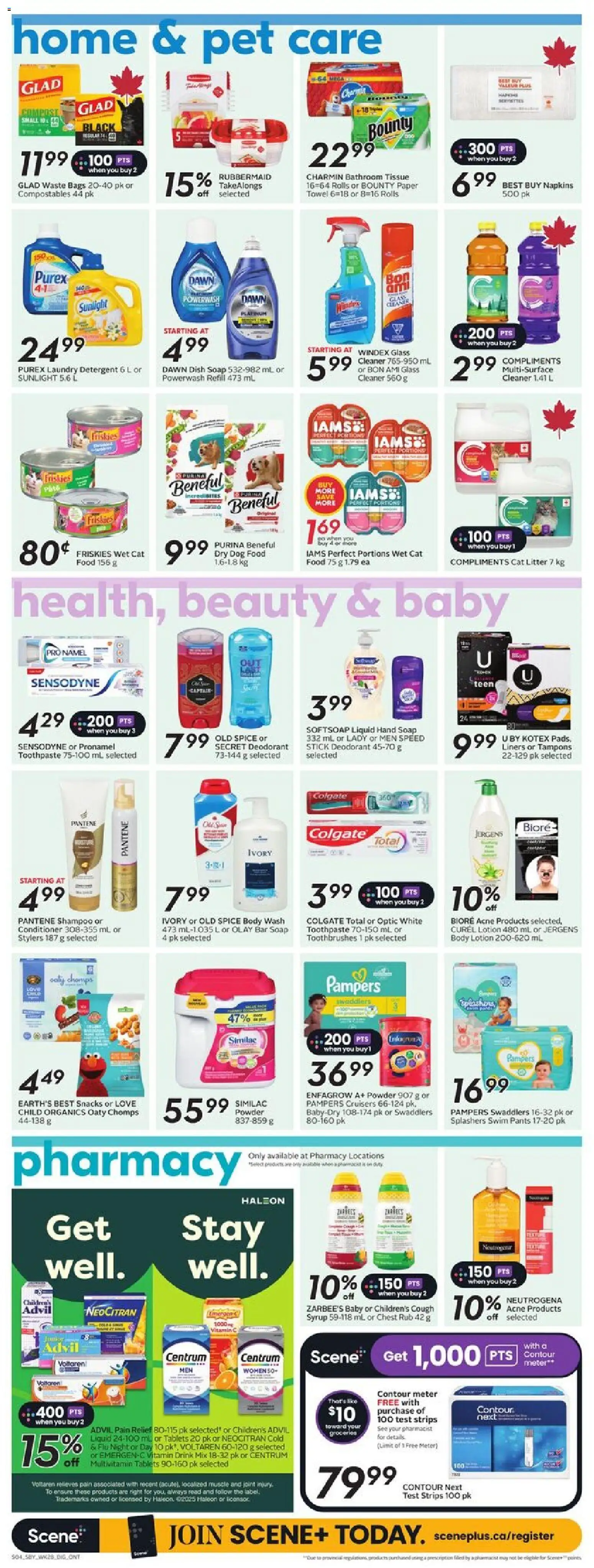 Sobeys flyer valid from 06.11.2025 | Page: 12 | Products: Powder, Soap, Body wash, Deodorant