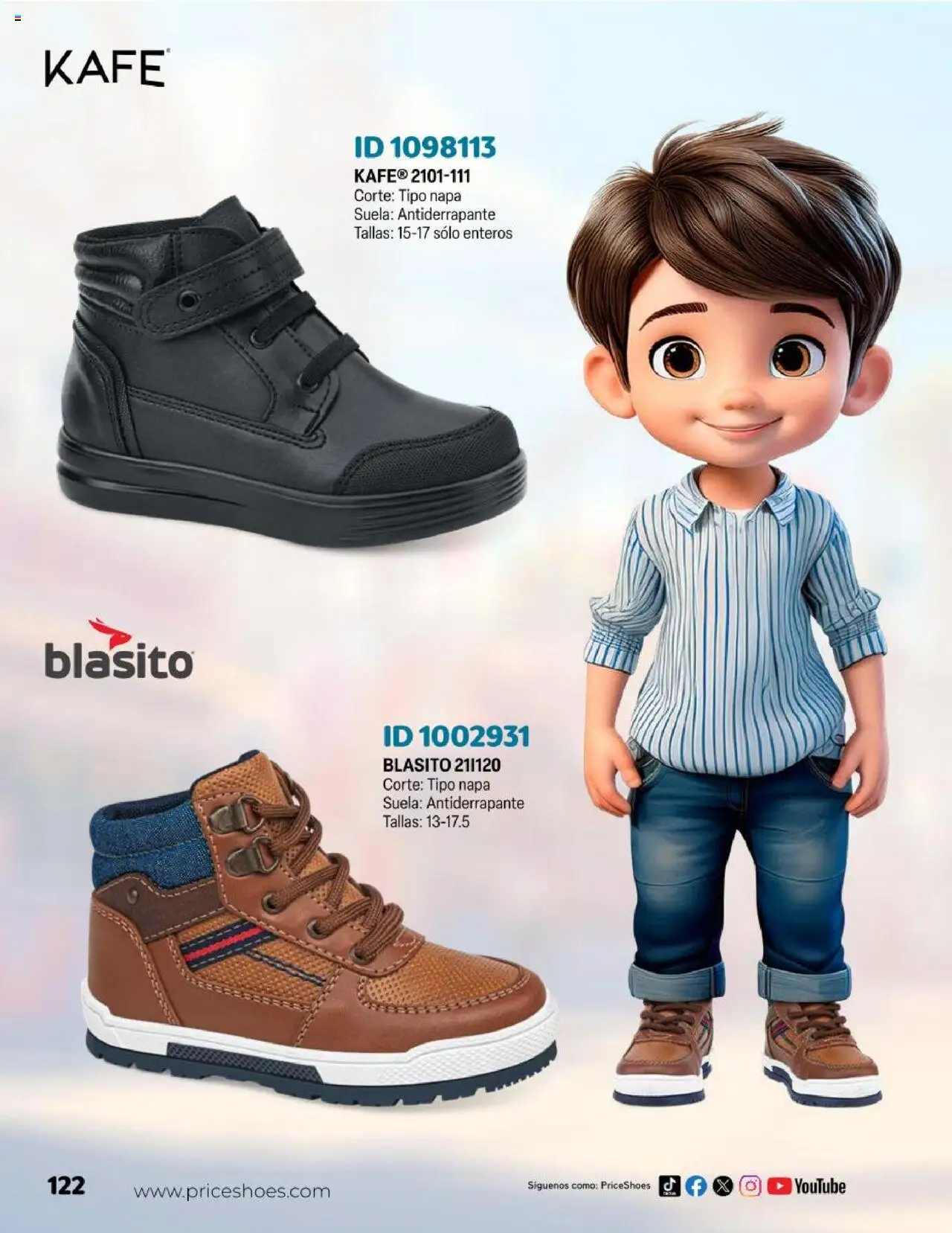 Nuevas ofertas de Price Shoes válidas en toda la República Mexicana desde el 23.04.2025. ¡Encuentra las mejores ofertas en Price Shoes catálogo Kids! | Página: 122