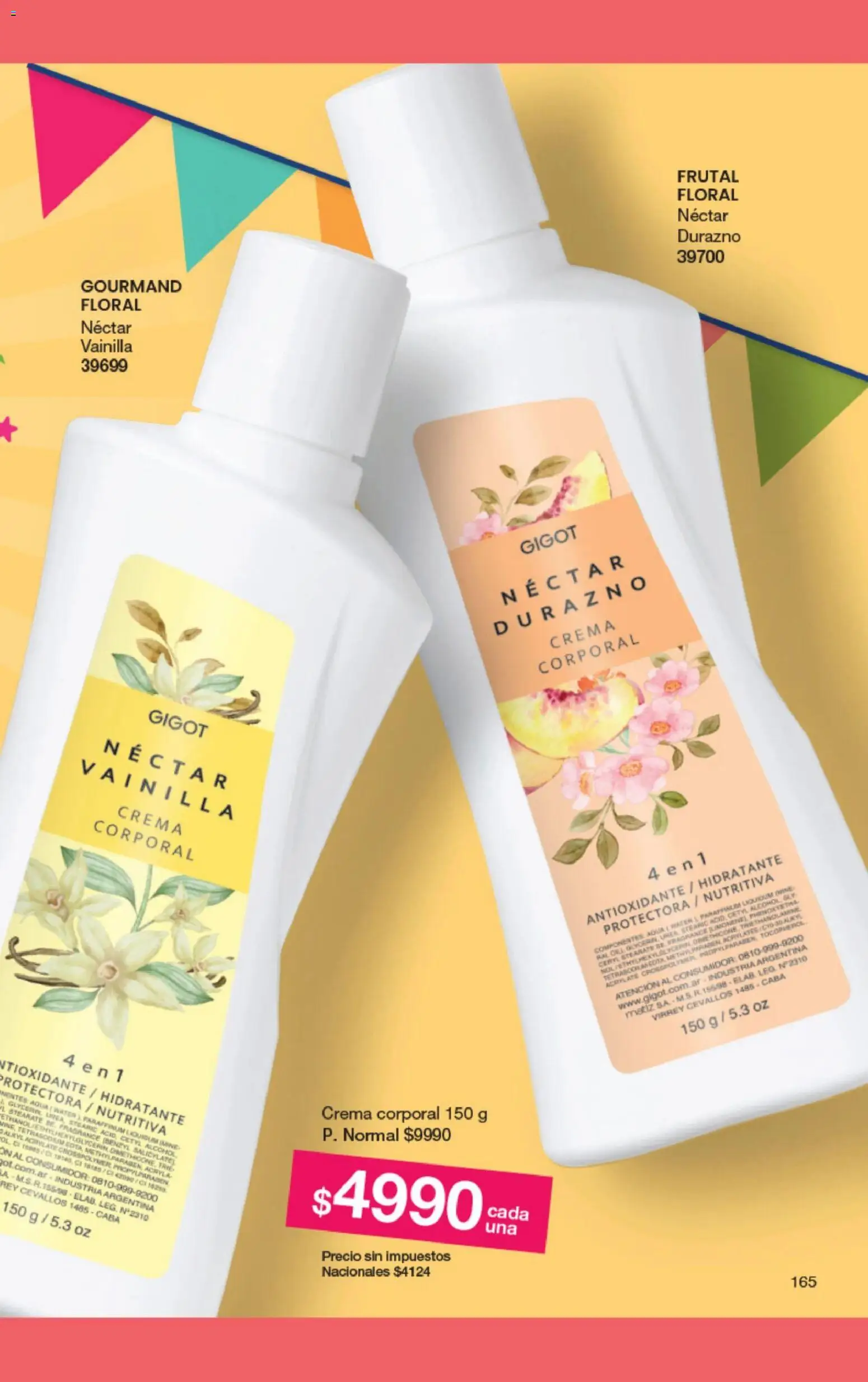 Gigot - CAMPAÑA 03 │ válido desde el 01.03.2026 | Página: 165 | Productos: Durazno, Crema