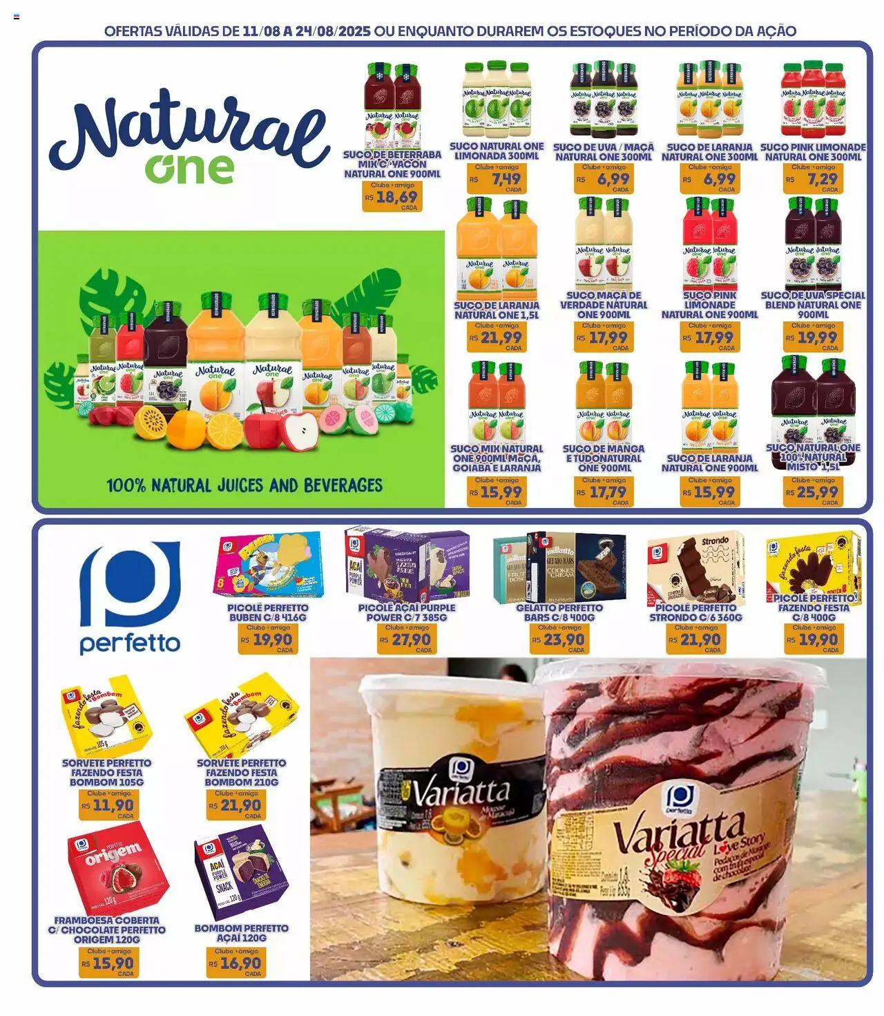 Boa Supermercados Folheto - válido de 11.08.2025 | Página: 8 | Produtos: Goiaba, Picolé, Bombom, Açaí