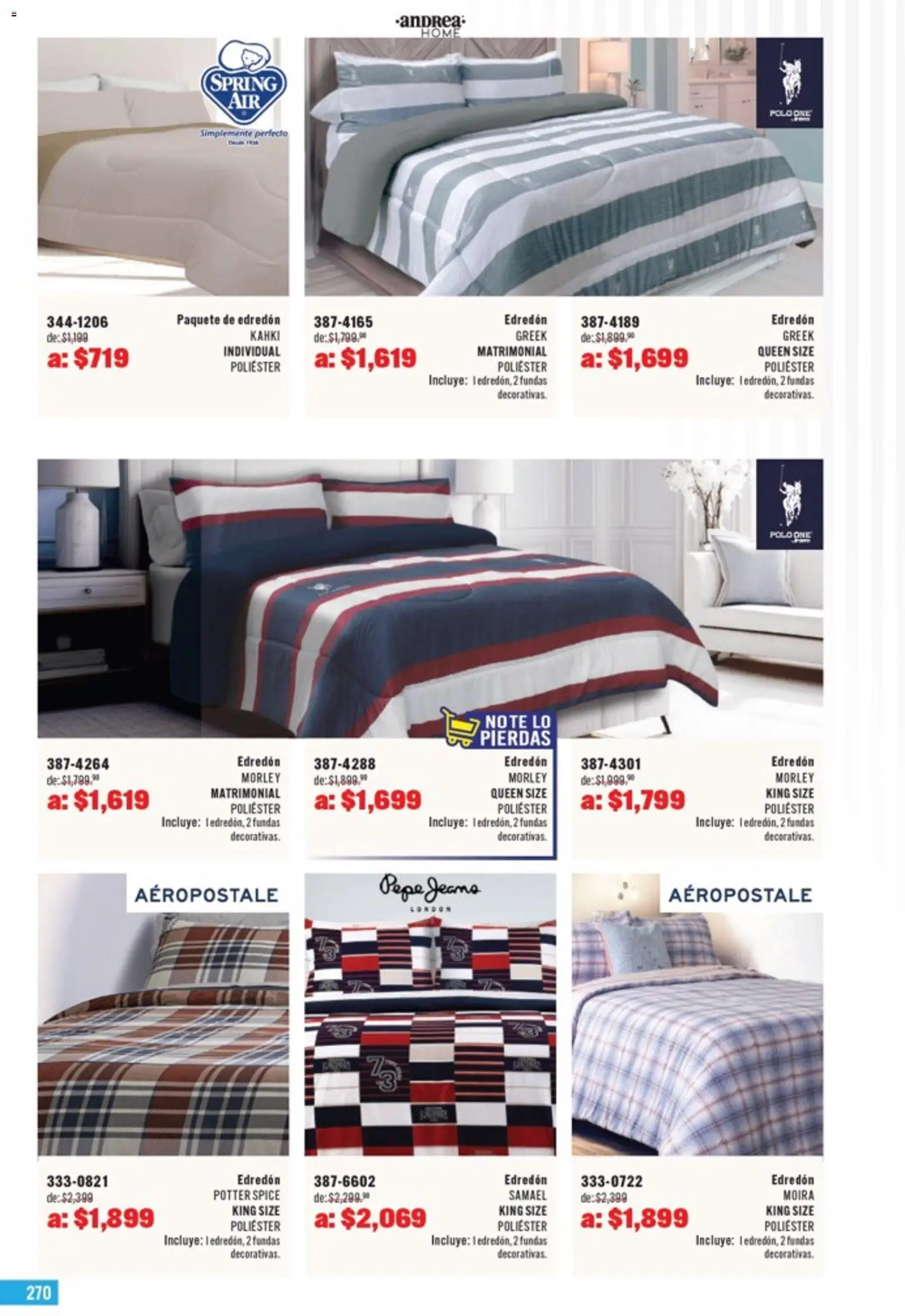 Nuevas ofertas de Andrea válidas en toda la República Mexicana desde el 05.04.2026. ¡Encuentra las mejores ofertas en Andrea catálogo Outlet! | Página: 270